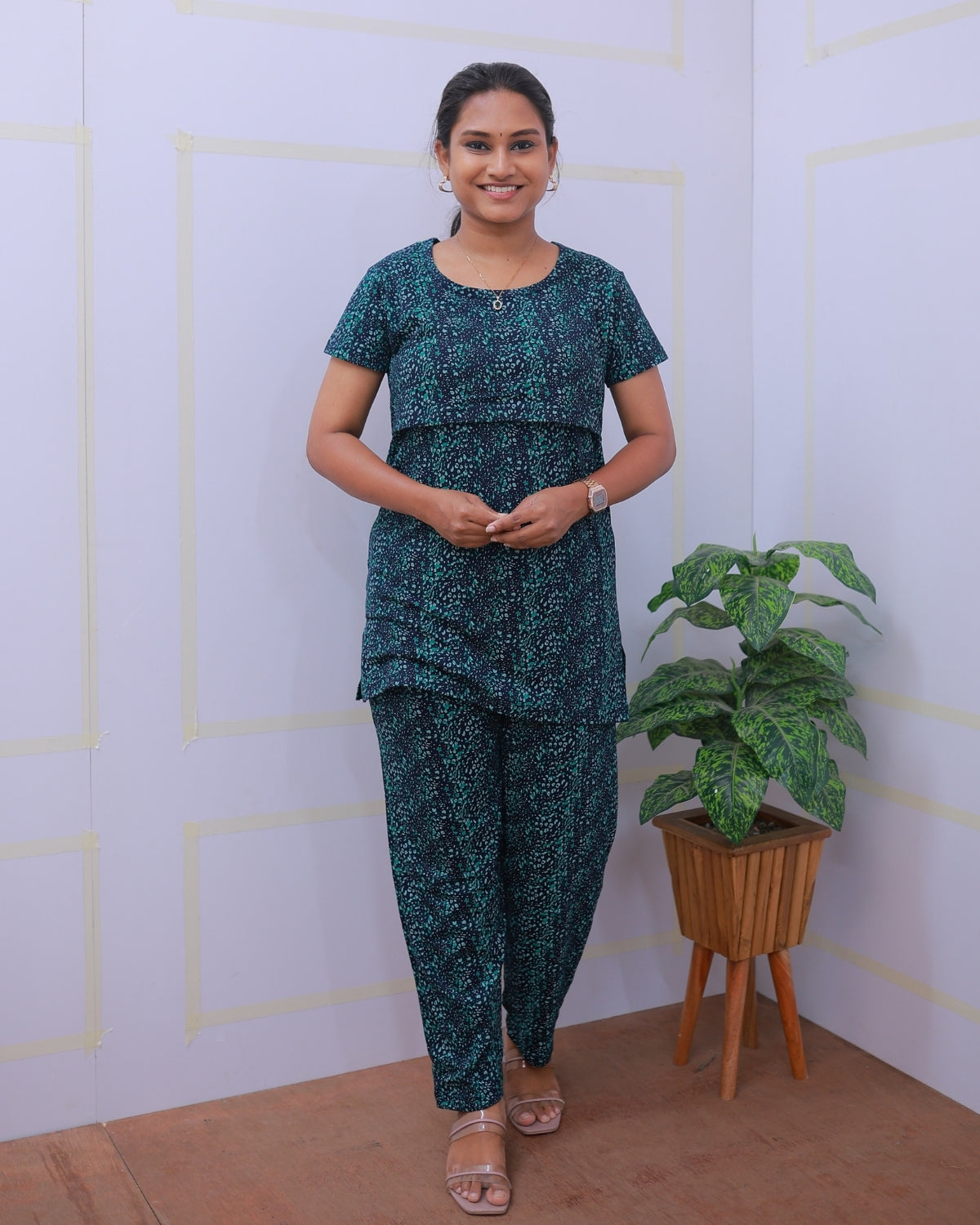 Anju | Zipless Feeding Pant Set - Only M Size