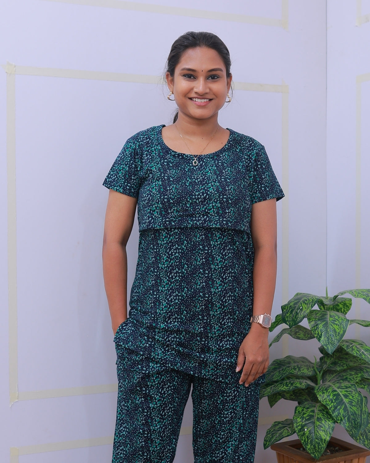 Anju | Zipless Feeding Pant Set - Only M Size