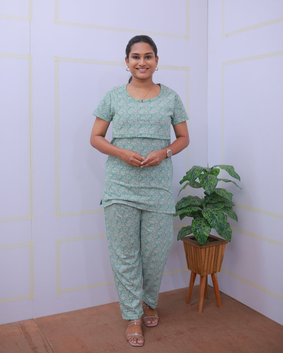 Bhanu | Zipless Feeding Pant Set