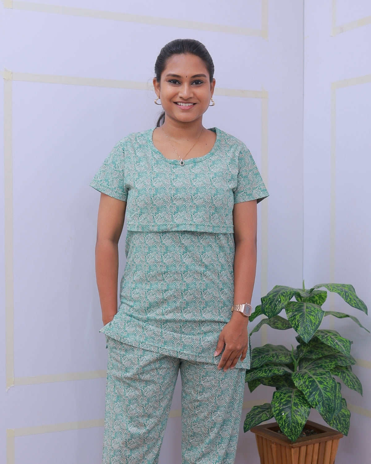Bhanu | Zipless Feeding Pant Set