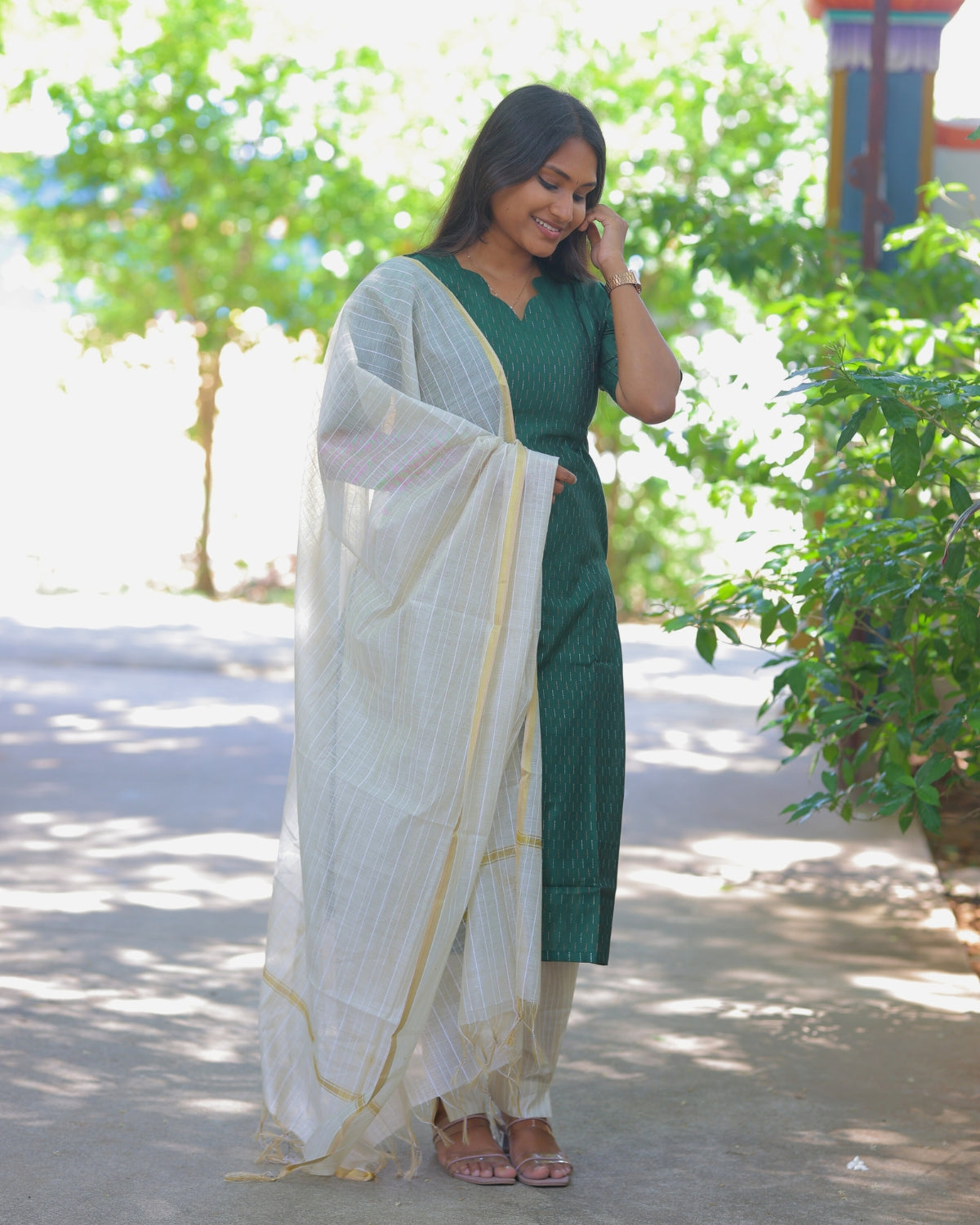 Ellai | Maternity Kurta Set with Lining