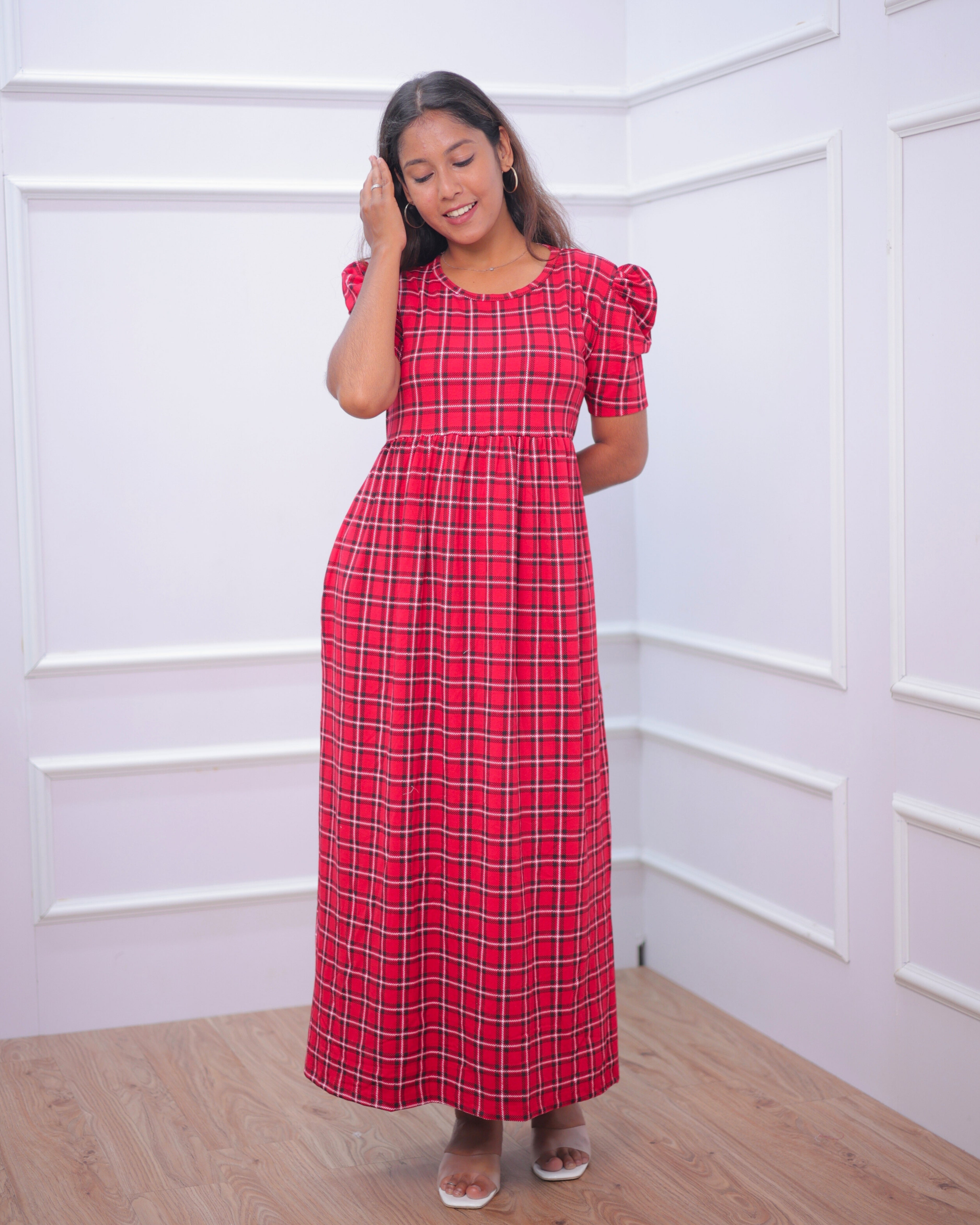 Avanti | Casual Non-Maternity Loungewear - Puff Sleeve | Full Length