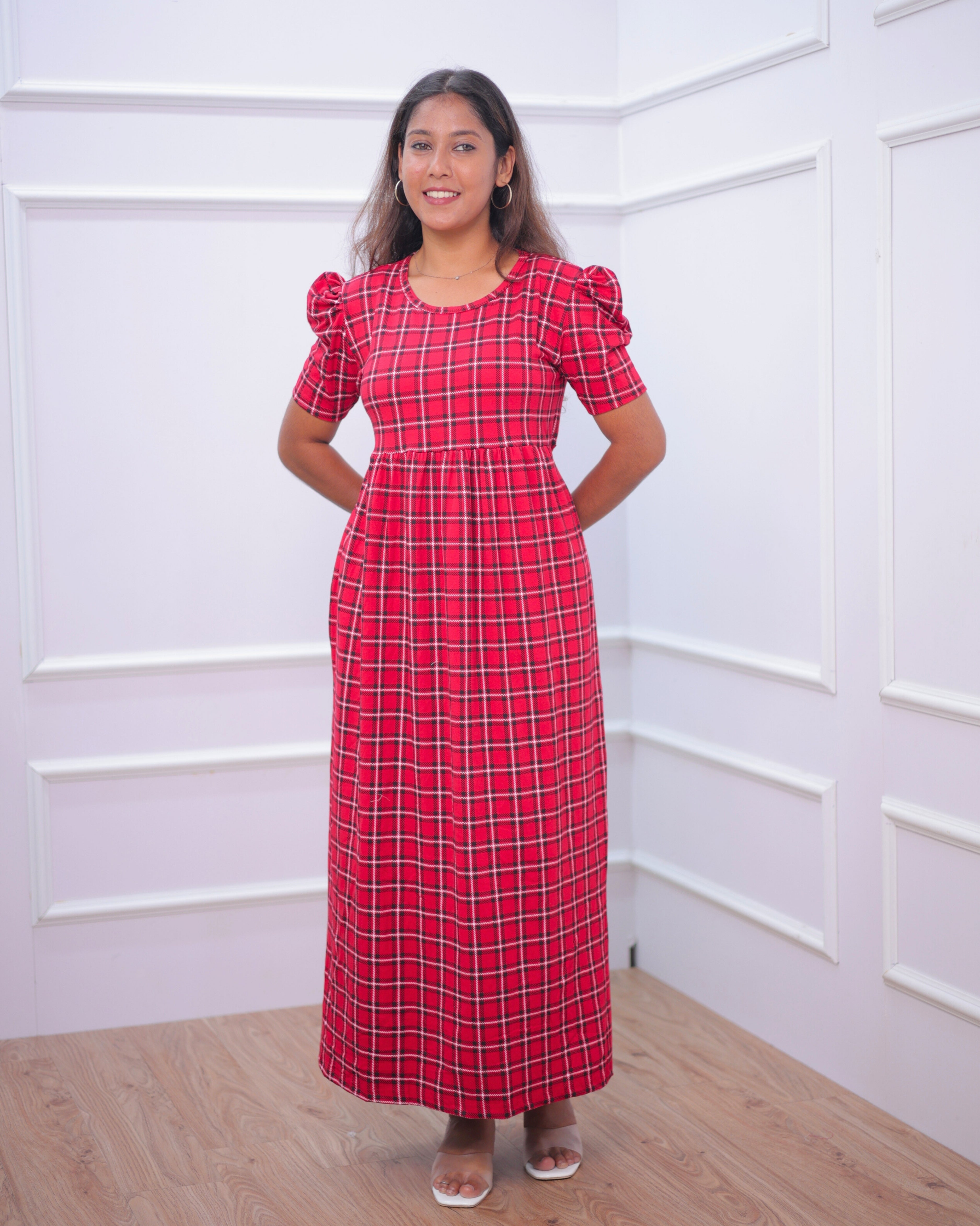 Avanti | Casual Non-Maternity Loungewear - Puff Sleeve | Full Length
