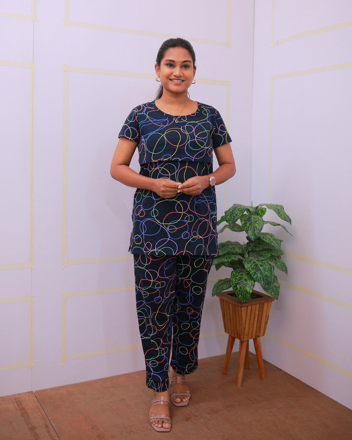 Hexa | Zipless Feeding Pant Set