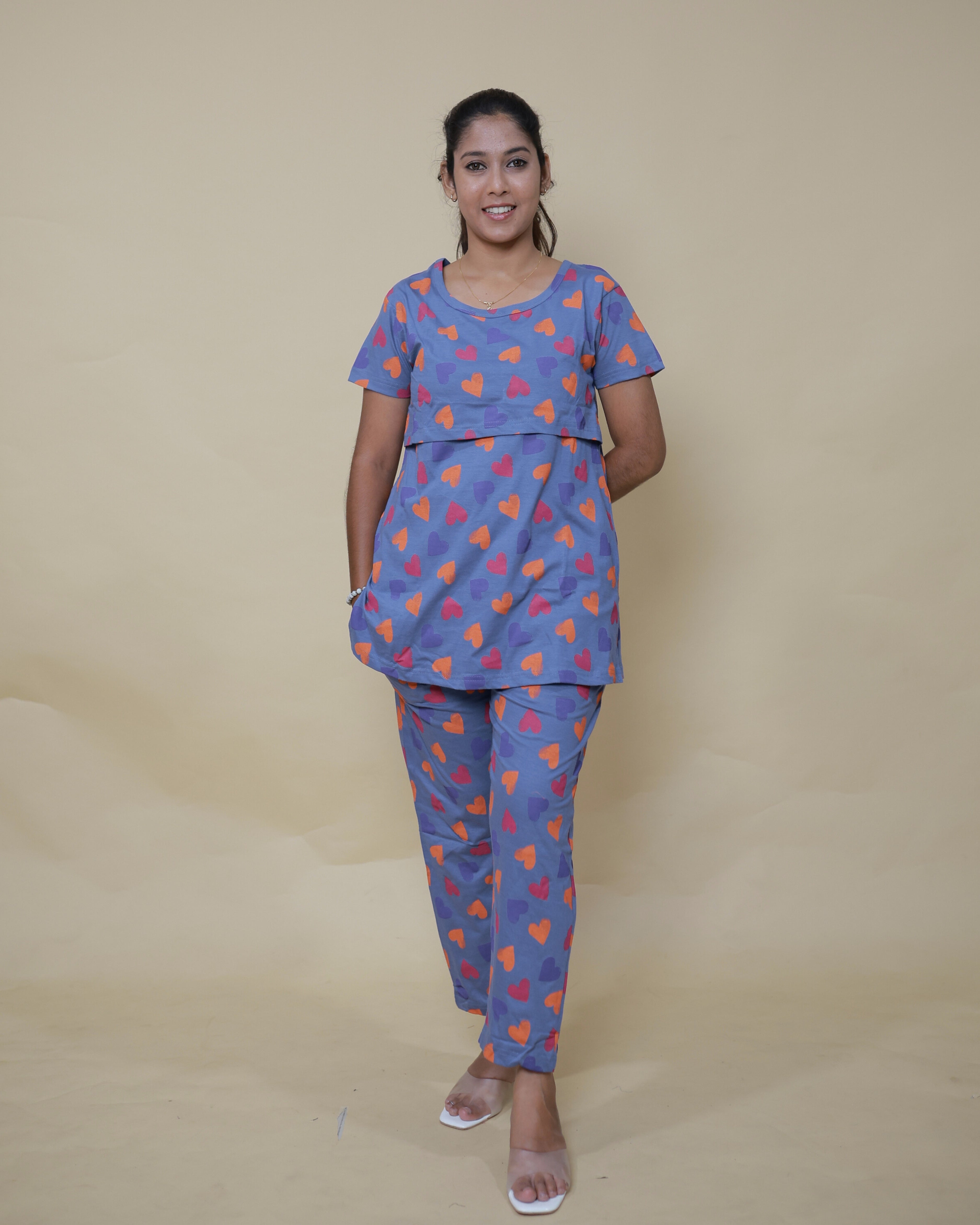 Savya | Zipless Feeding Pant Set