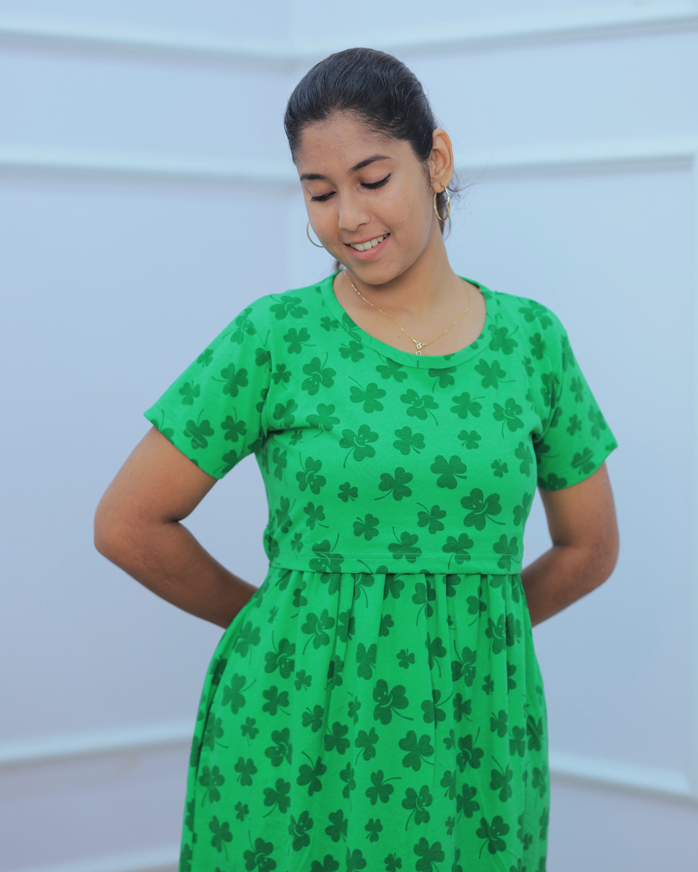 Flair | Zipless Maternity Dress - Normal Sleeves | Full Length