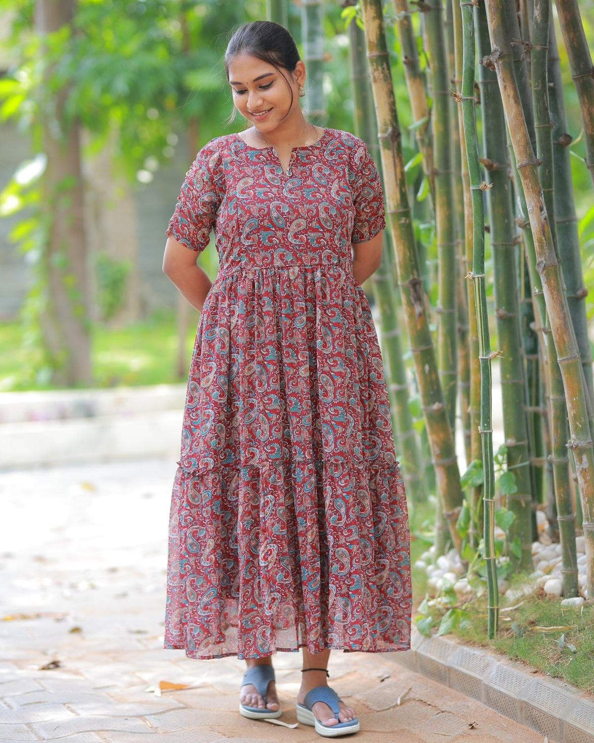 Aaravi | Maternity Maxi with Lining
