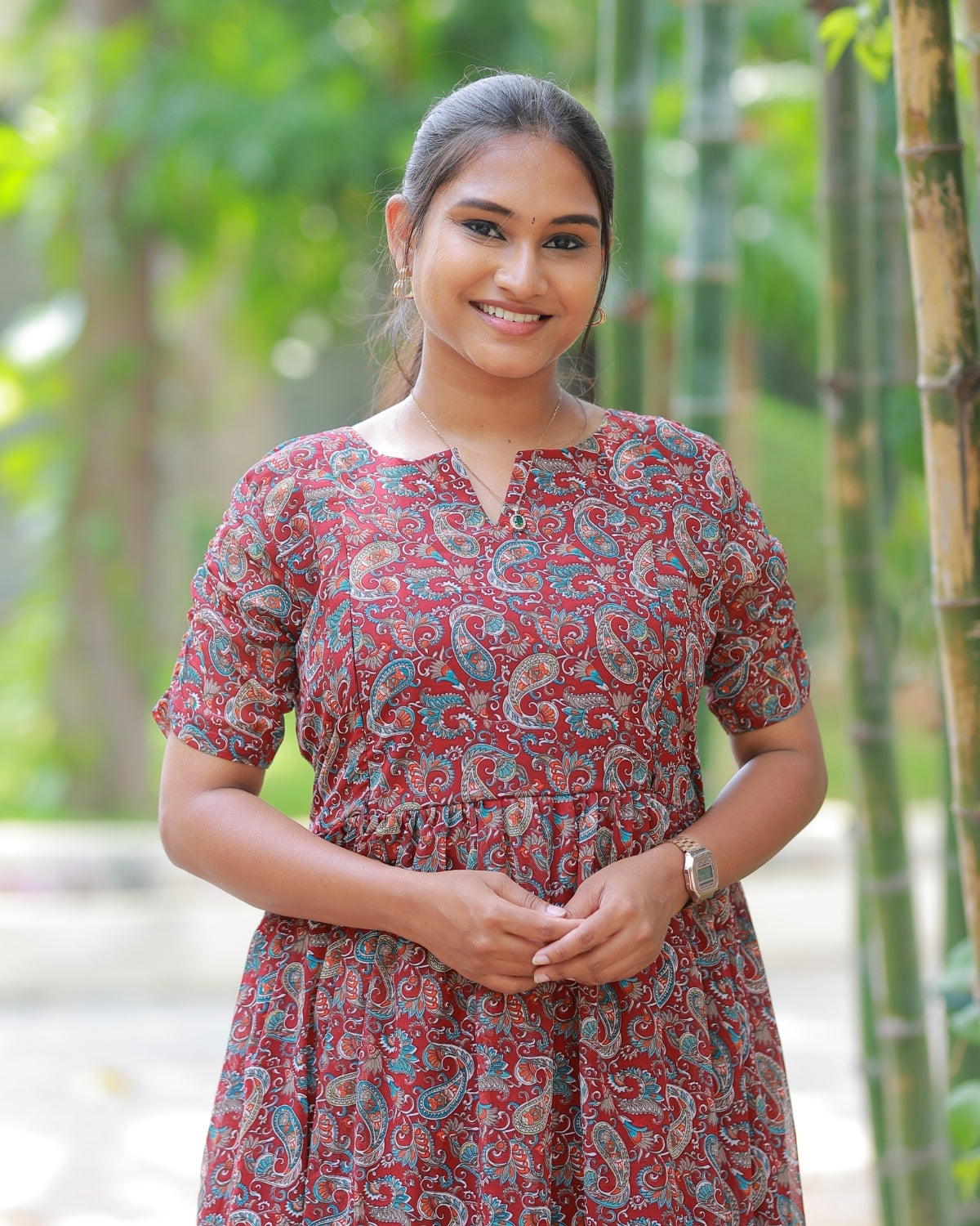 Aaravi | Maternity Maxi with Lining