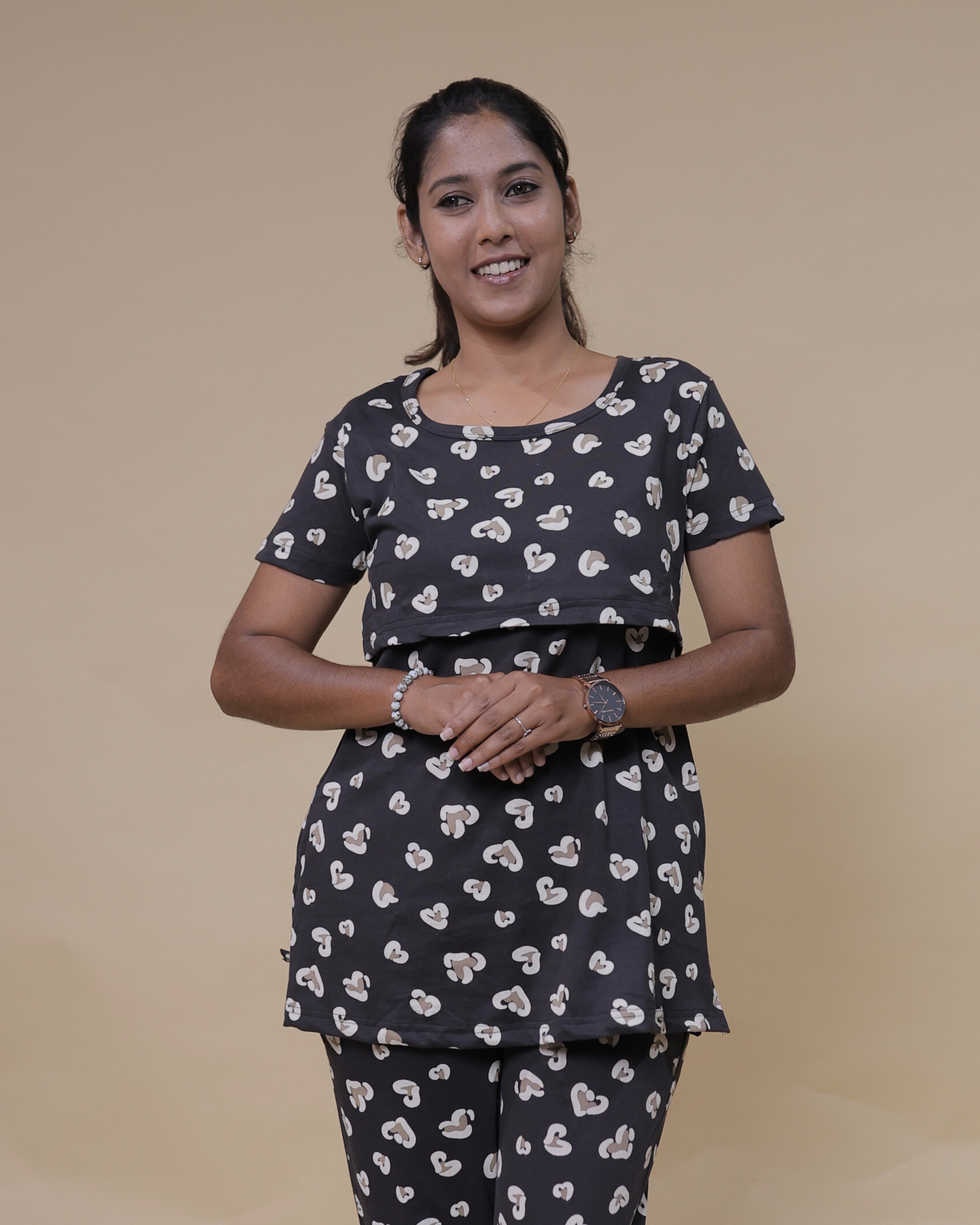 Ekta | Zipless Feeding Pant Set