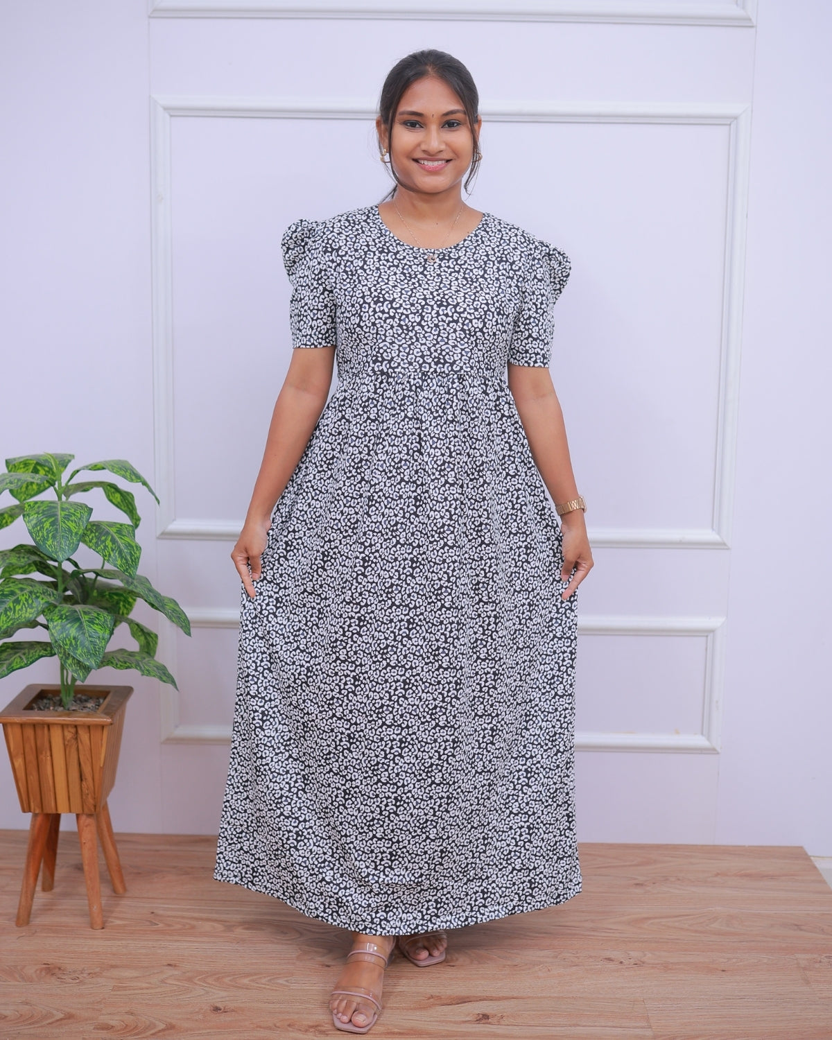 Giri | Casual Non-Maternity Loungewear - Puff Sleeve | Full Length
