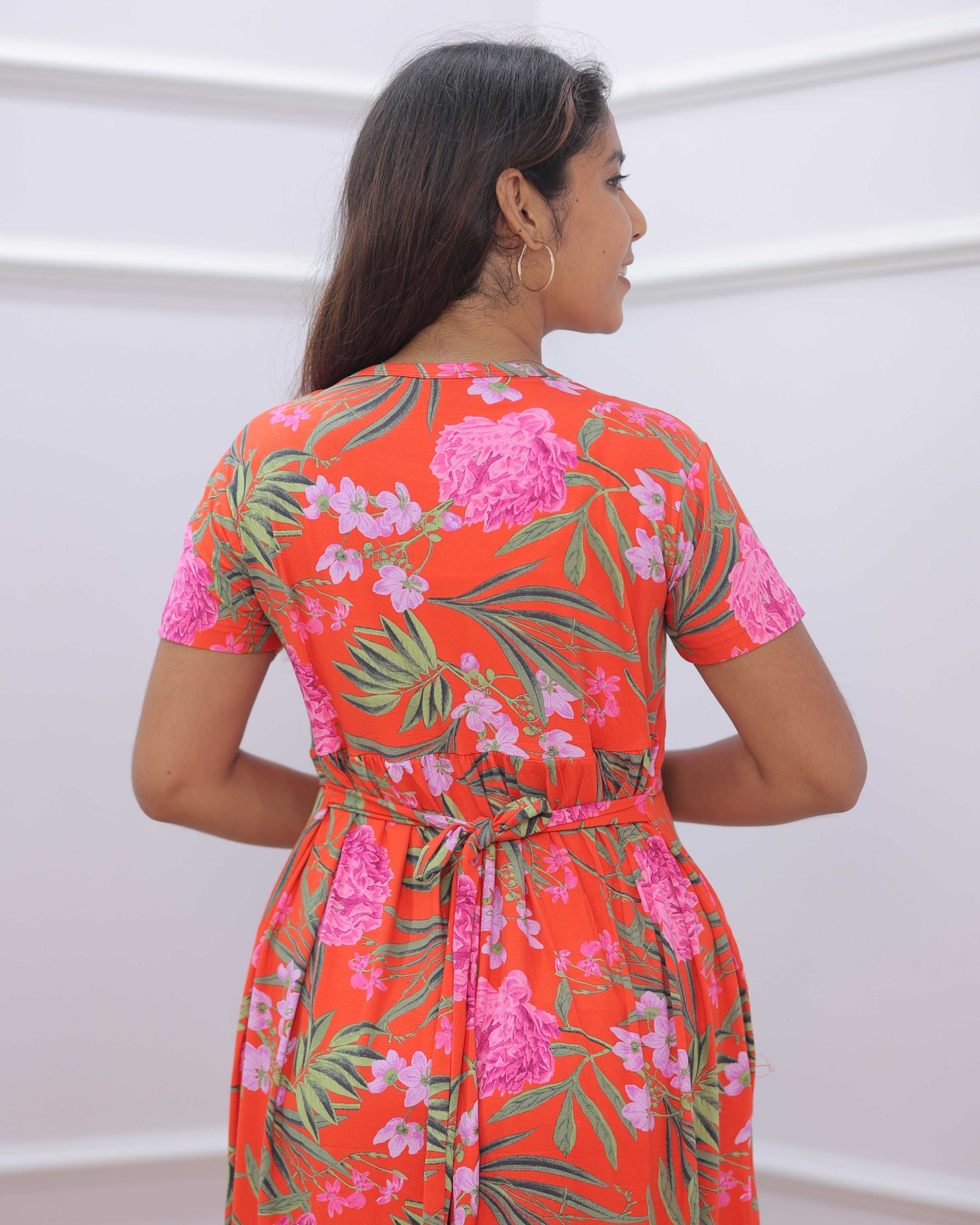 Ovia | Zipless Maternity Dress - Normal Sleeves | Full Length