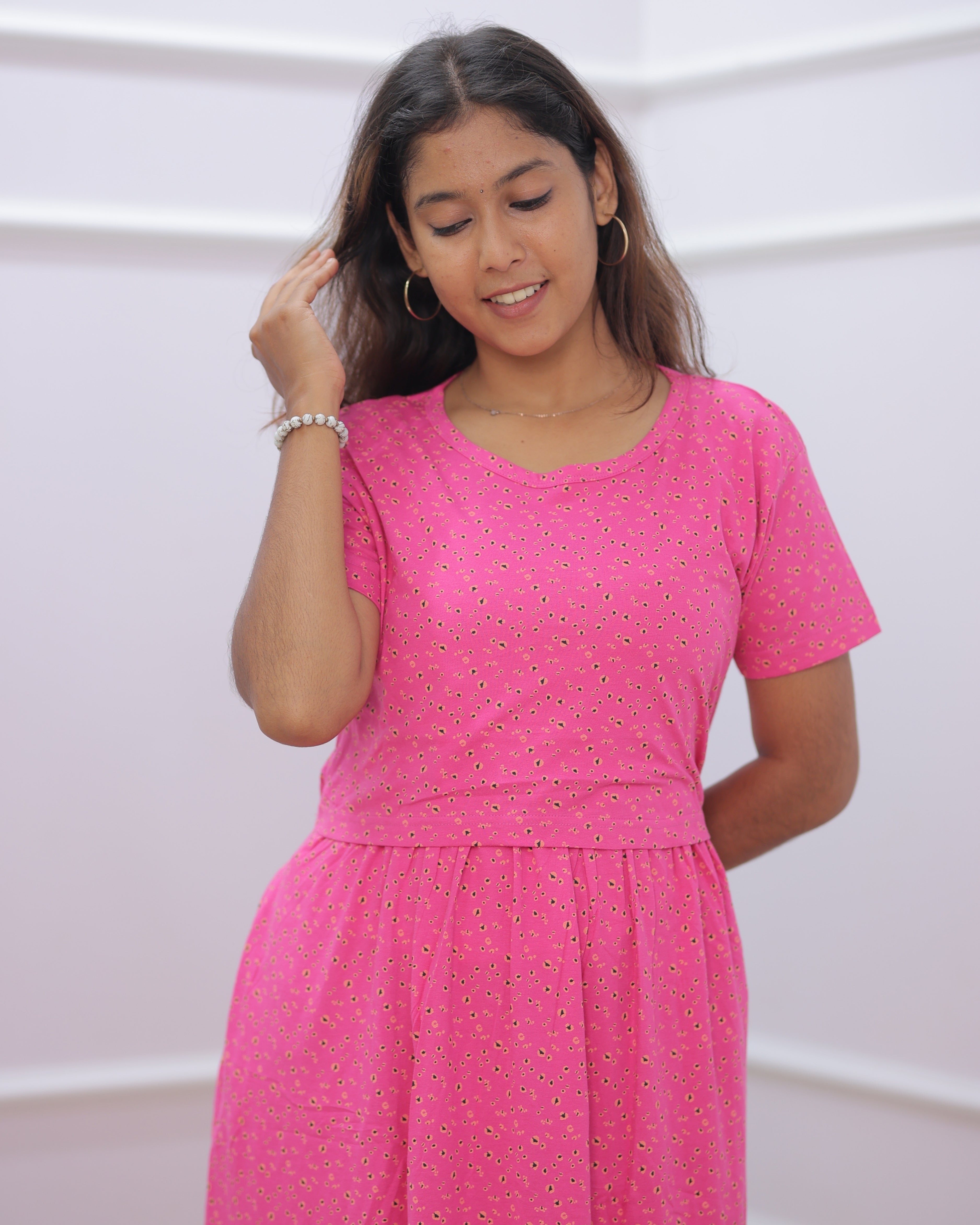 Sachee | Zipless Maternity Dress - Normal Sleeves | Full Length