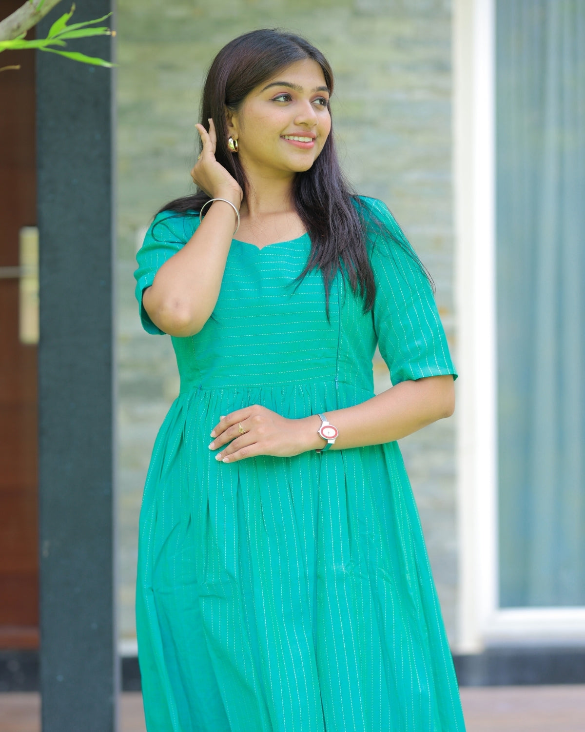 Aarani_lines | Maternity Maxi with Lining