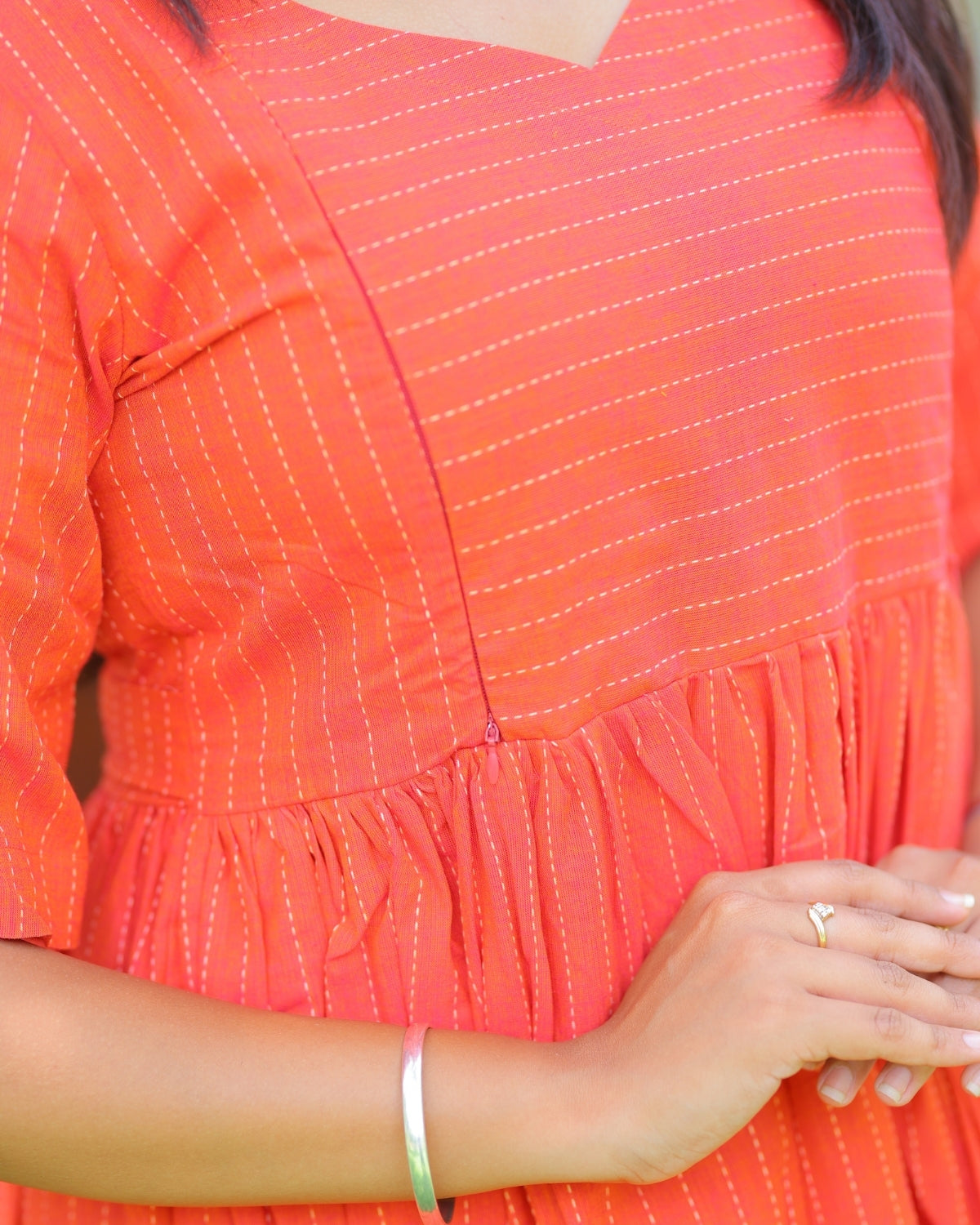 Kothai_lines | Maternity Maxi with Lining