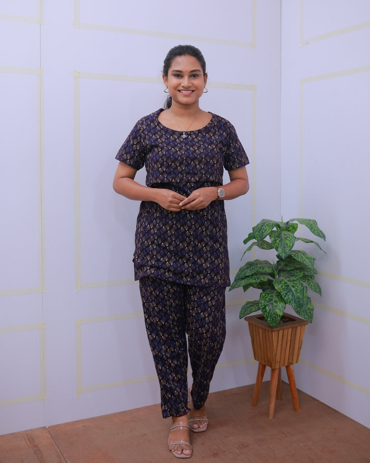Mayera | Zipless Feeding Pant Set