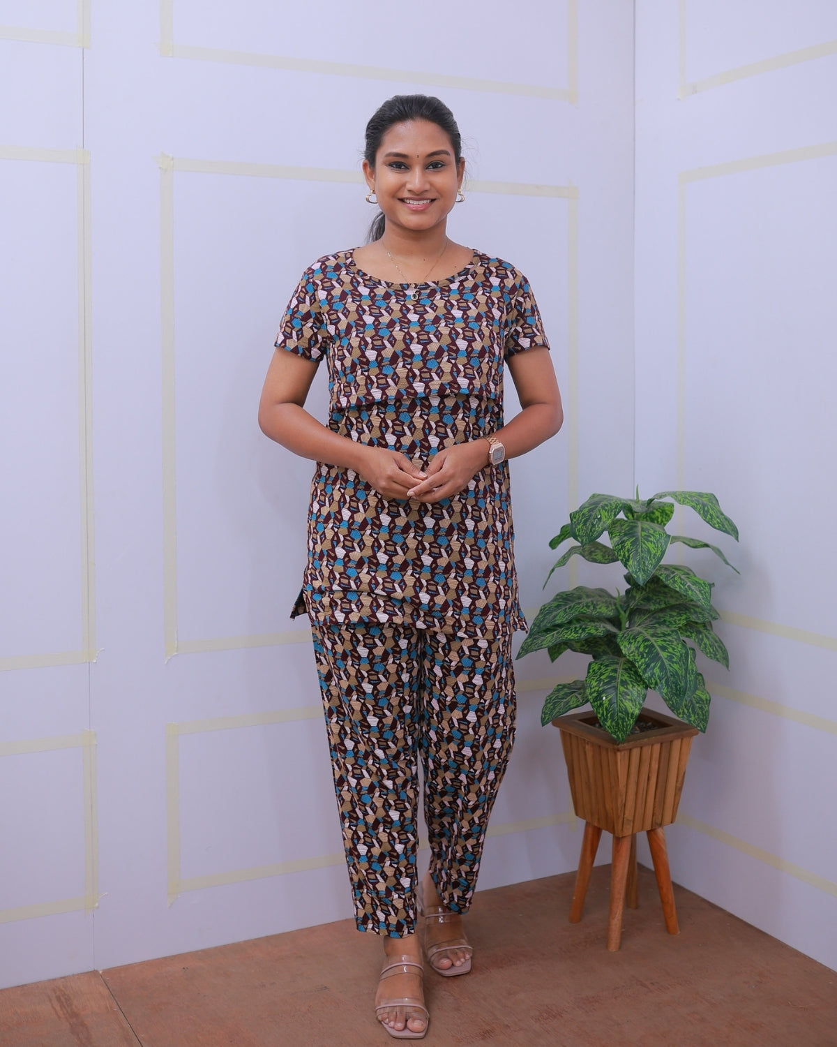 Janani | Zipless Feeding Pant Set