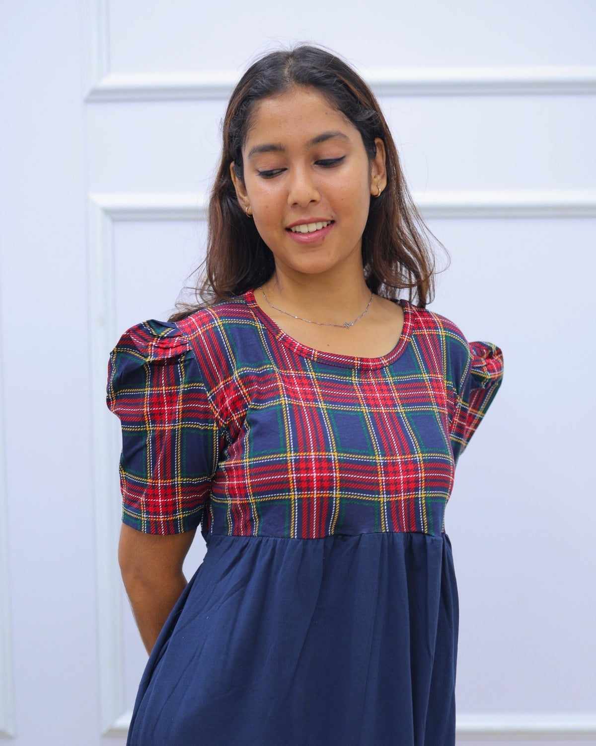 Xena | Casual Non-Maternity Loungewear - Puff Sleeve | Full Length