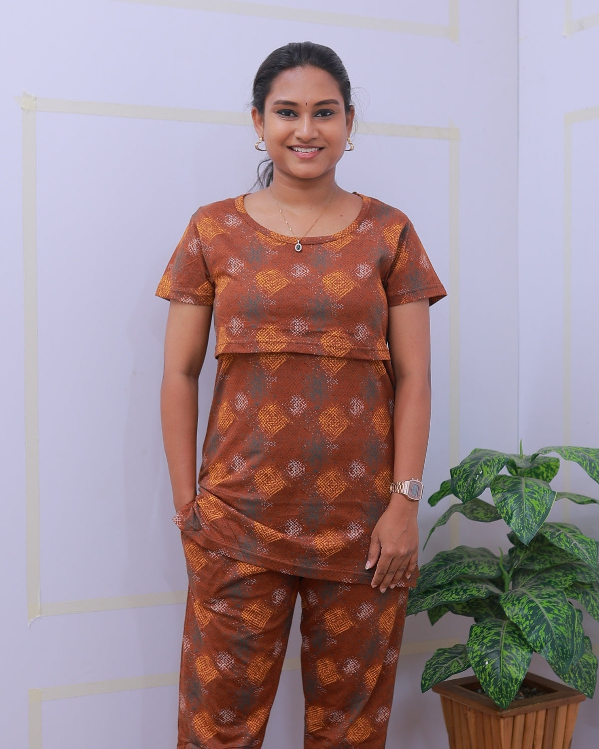 Hiranya | Zipless Feeding Pant Set
