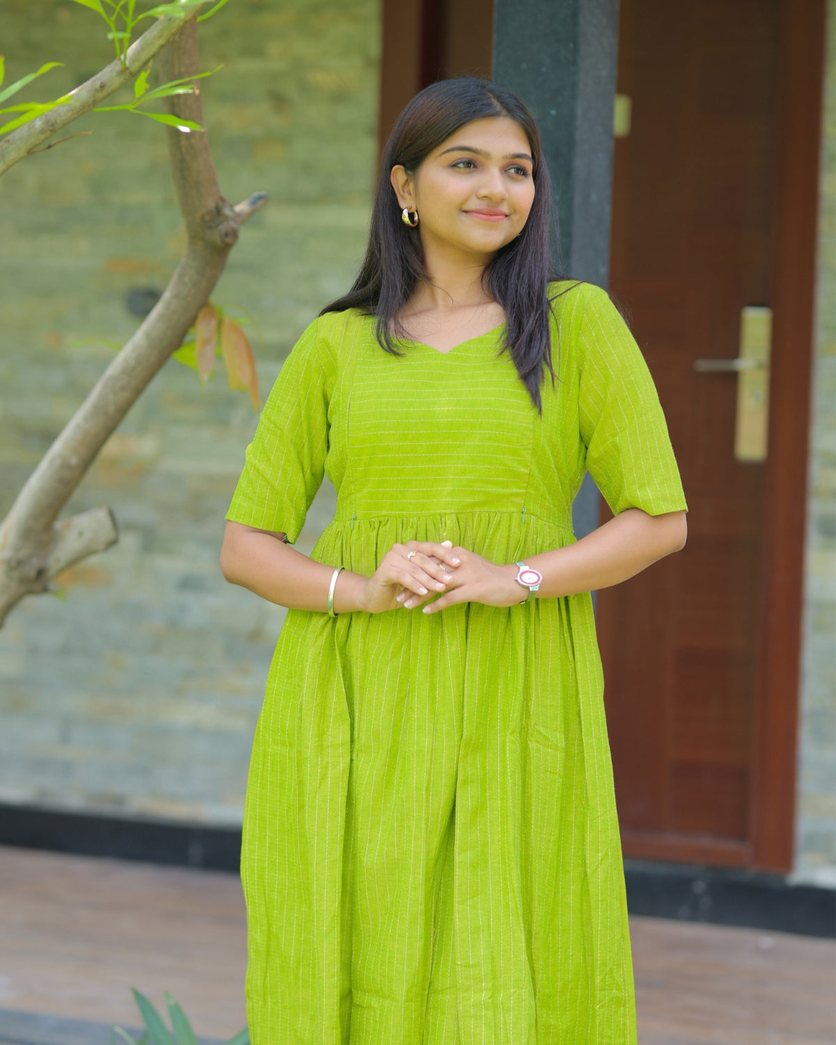 Kani_lines | Maternity Maxi with Lining