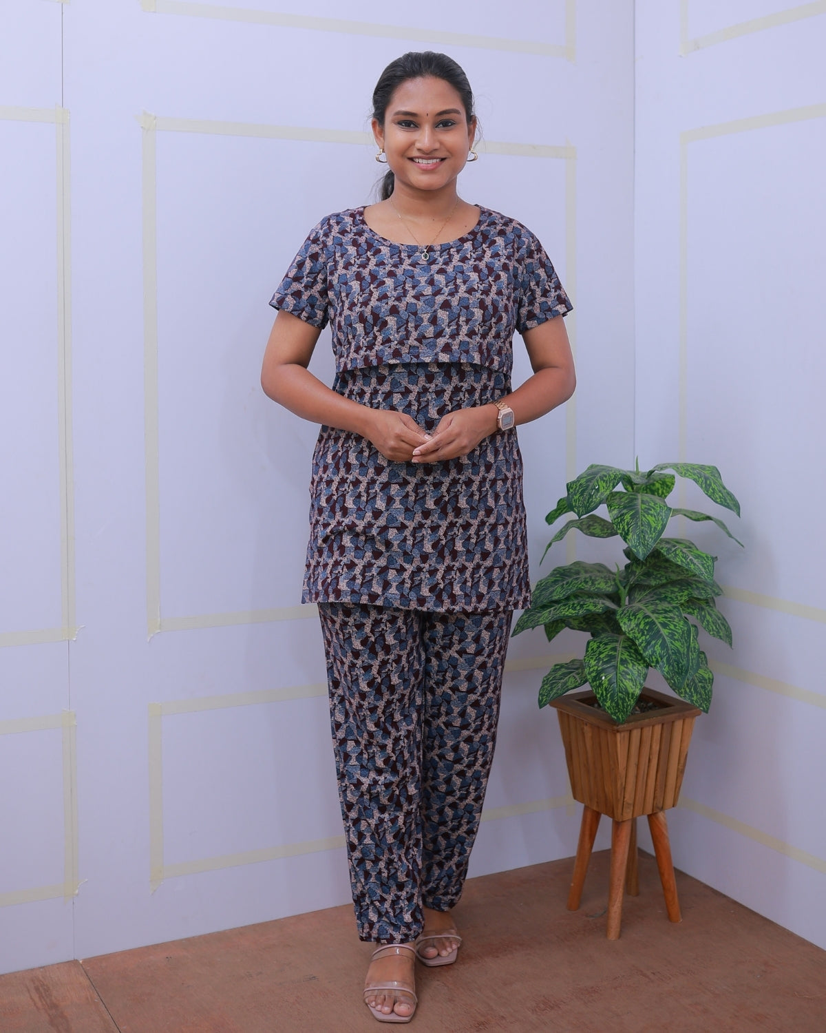 Nalini | Zipless Feeding Pant Set
