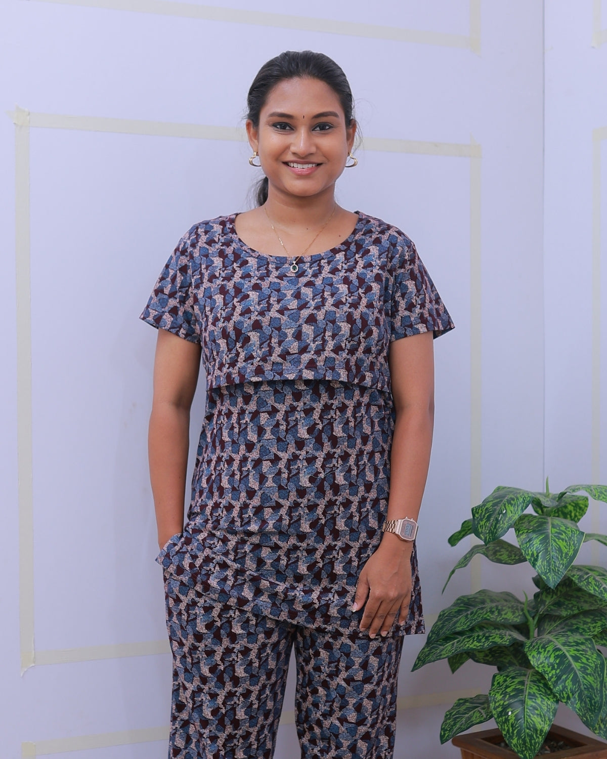 Nalini | Zipless Feeding Pant Set