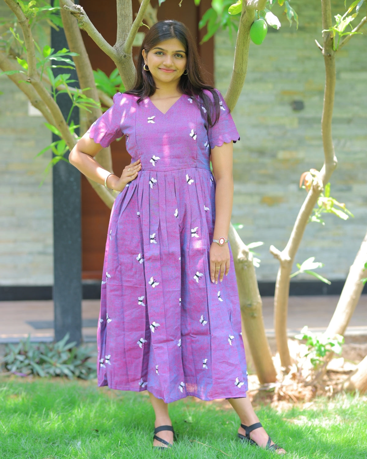 Butterfly | Maternity Maxi with Lining