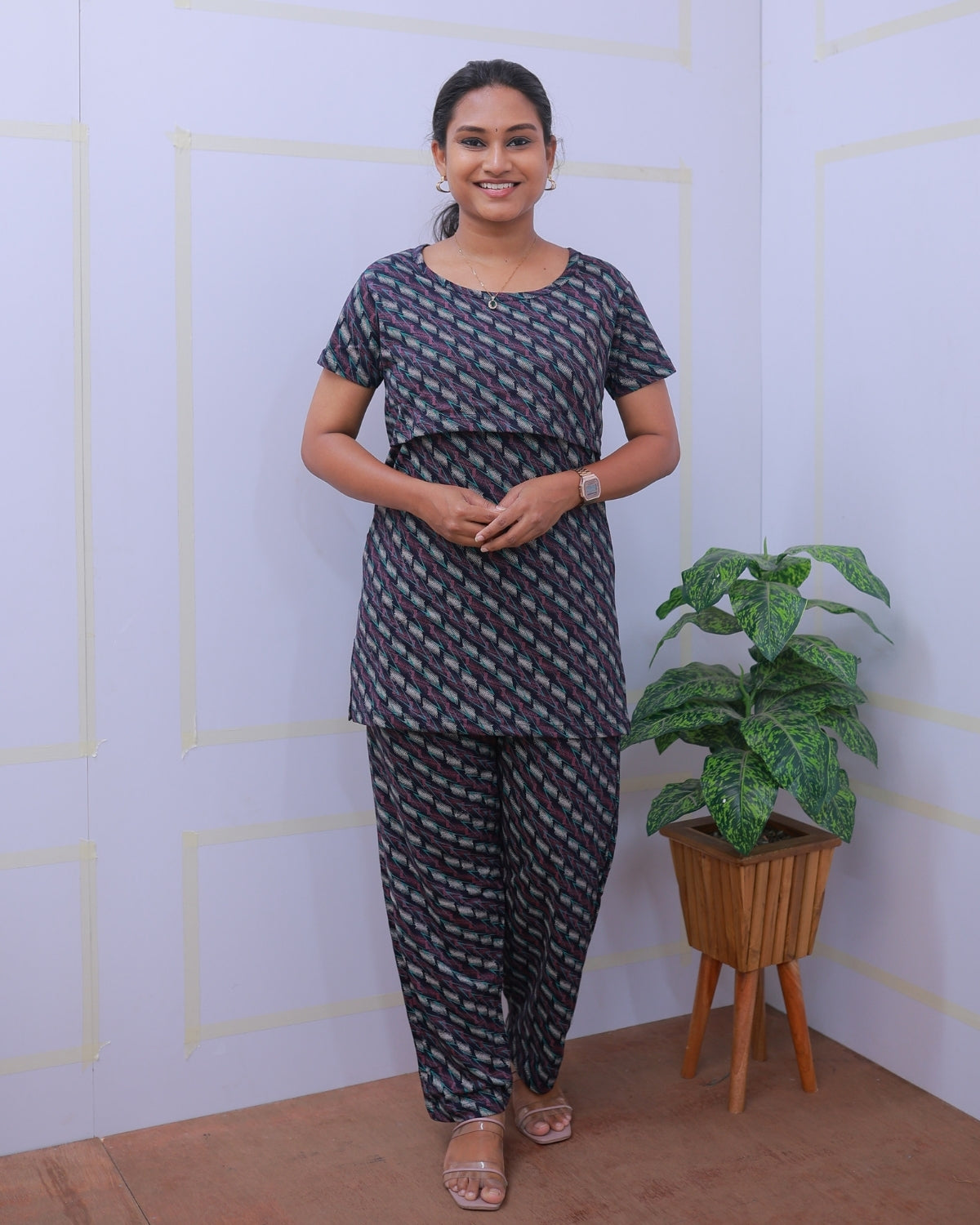 Aruhi | Zipless Feeding Pant Set