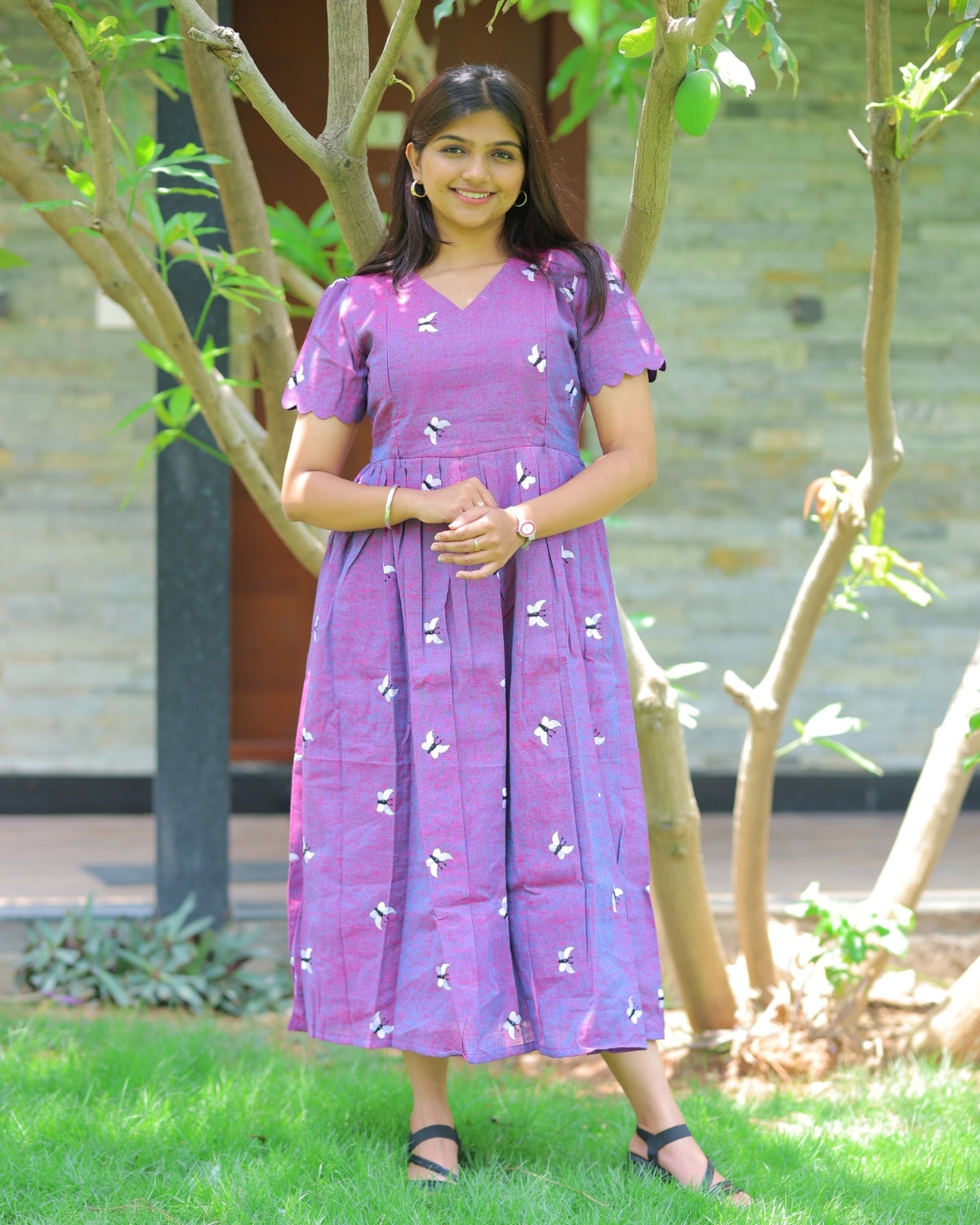 Butterfly | Maternity Maxi with Lining