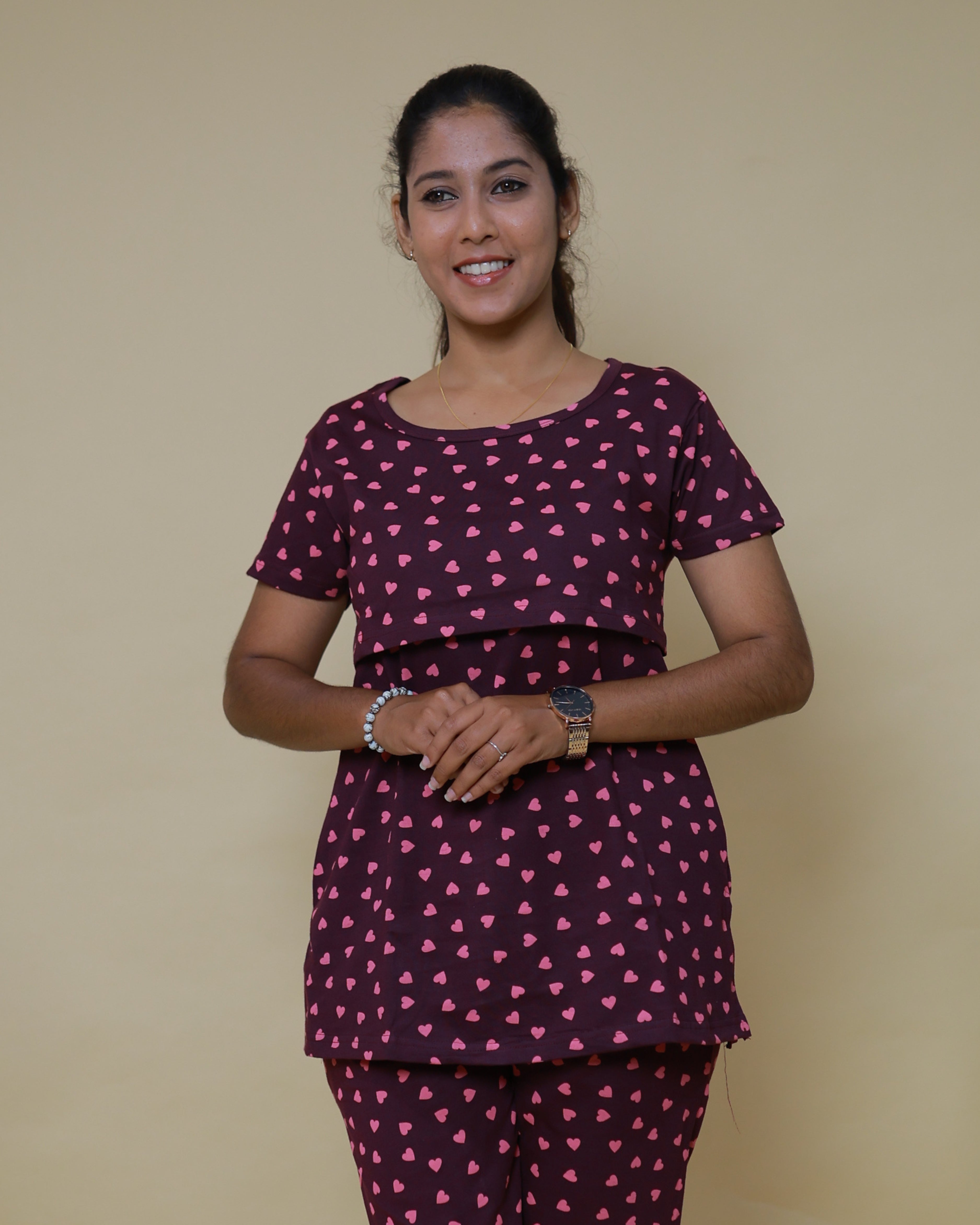 Ziya | Zipless Feeding Pant Set