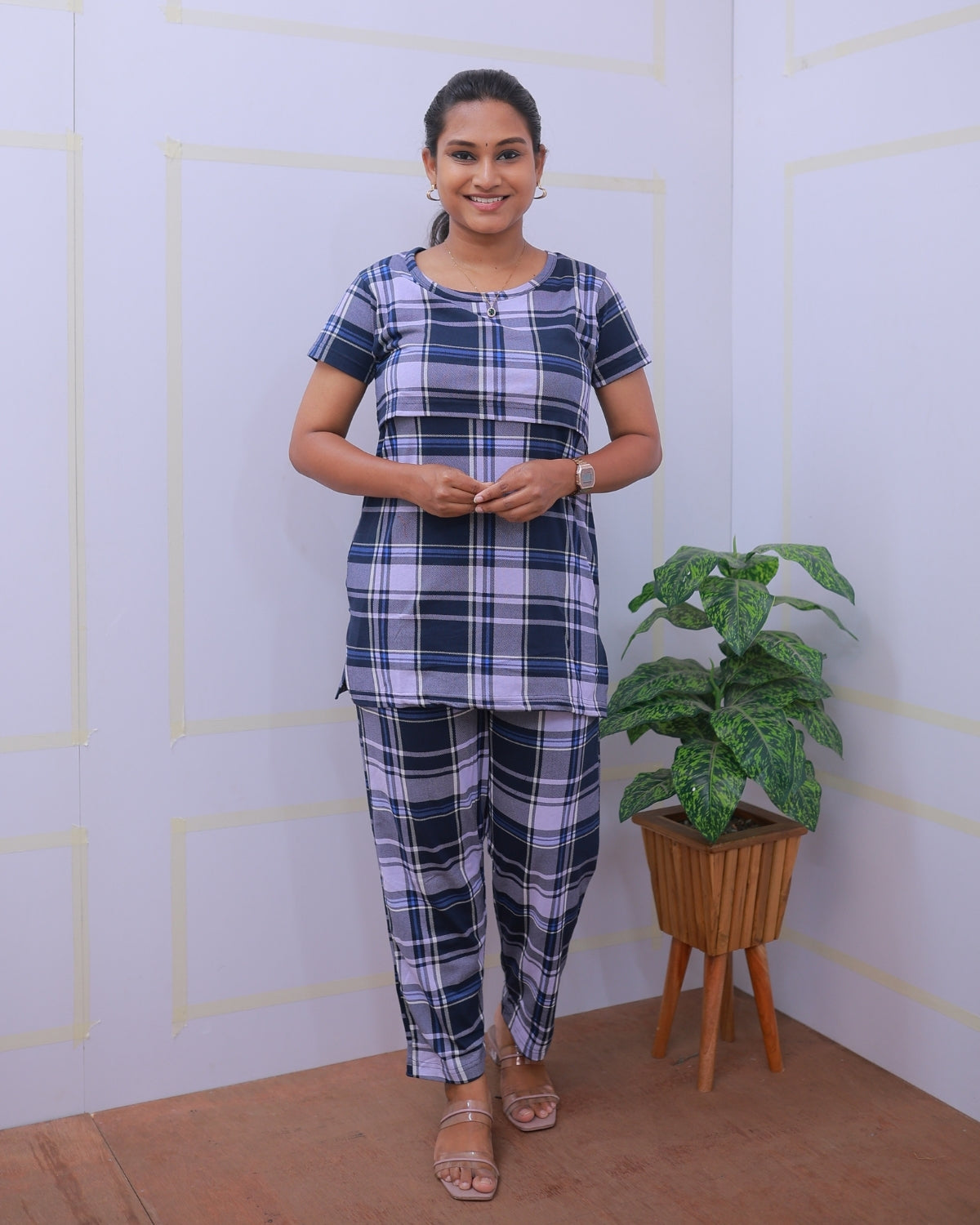 Niharika | Zipless Feeding Pant Set