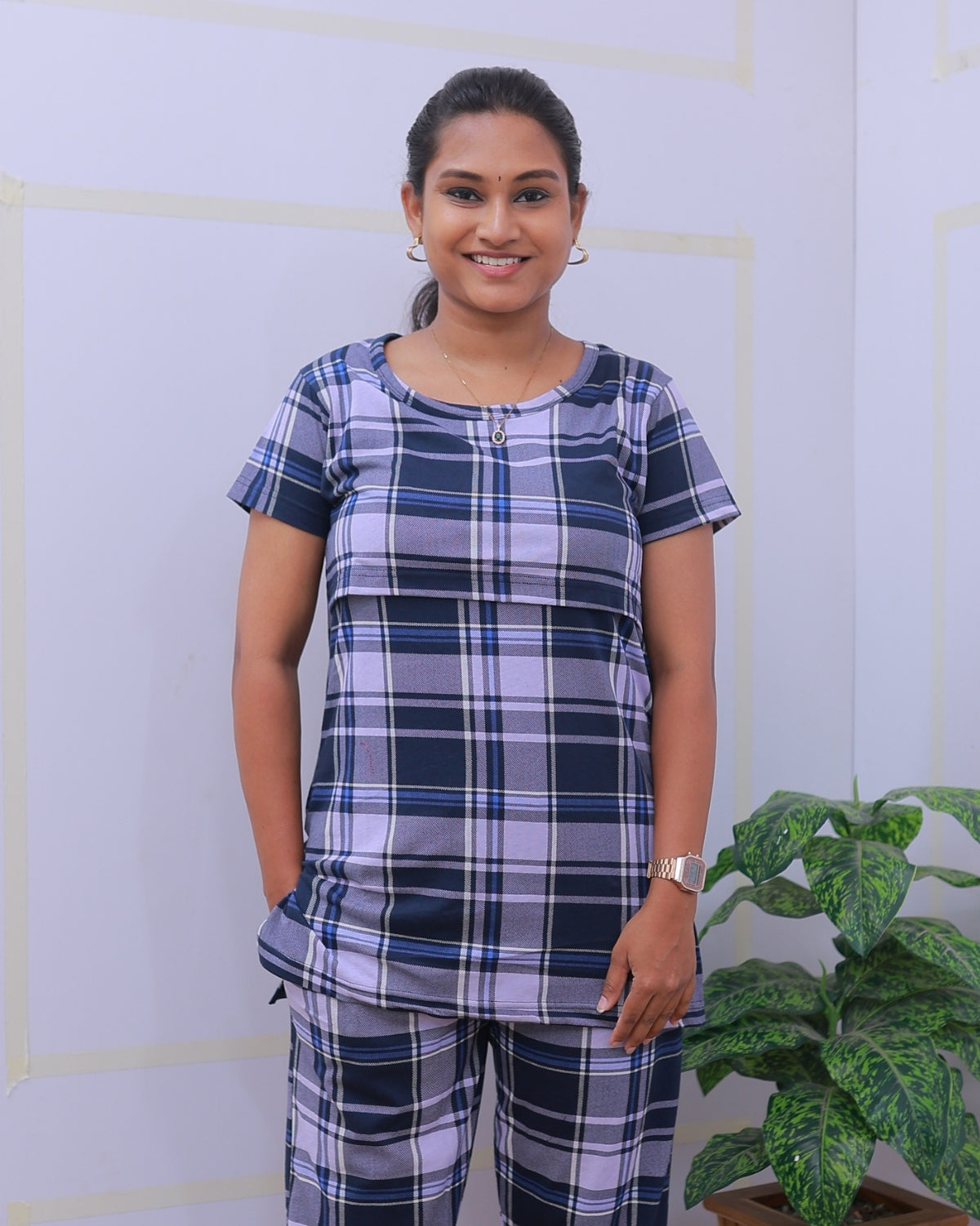 Niharika | Zipless Feeding Pant Set