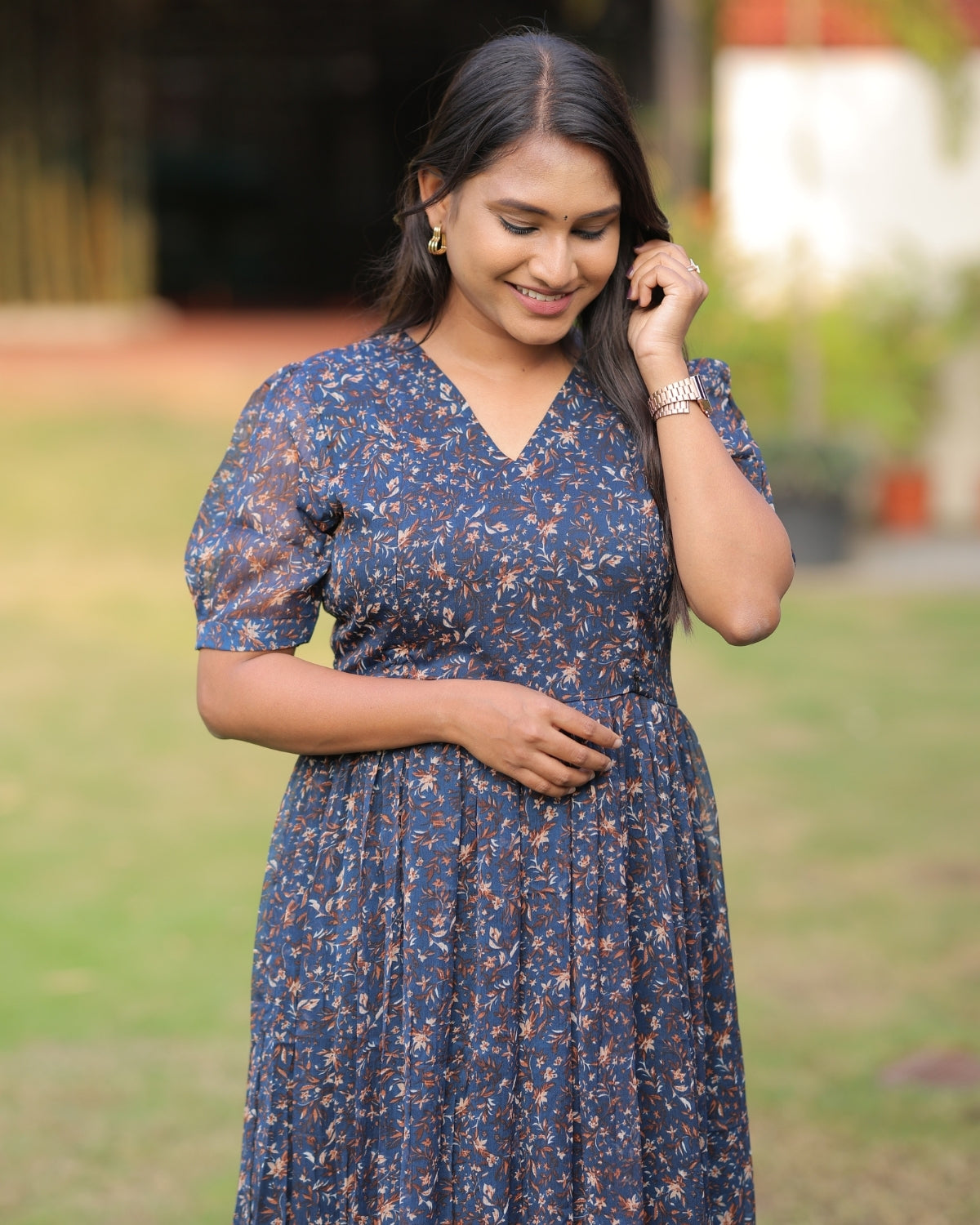 Pihu | Maternity Maxi with Lining