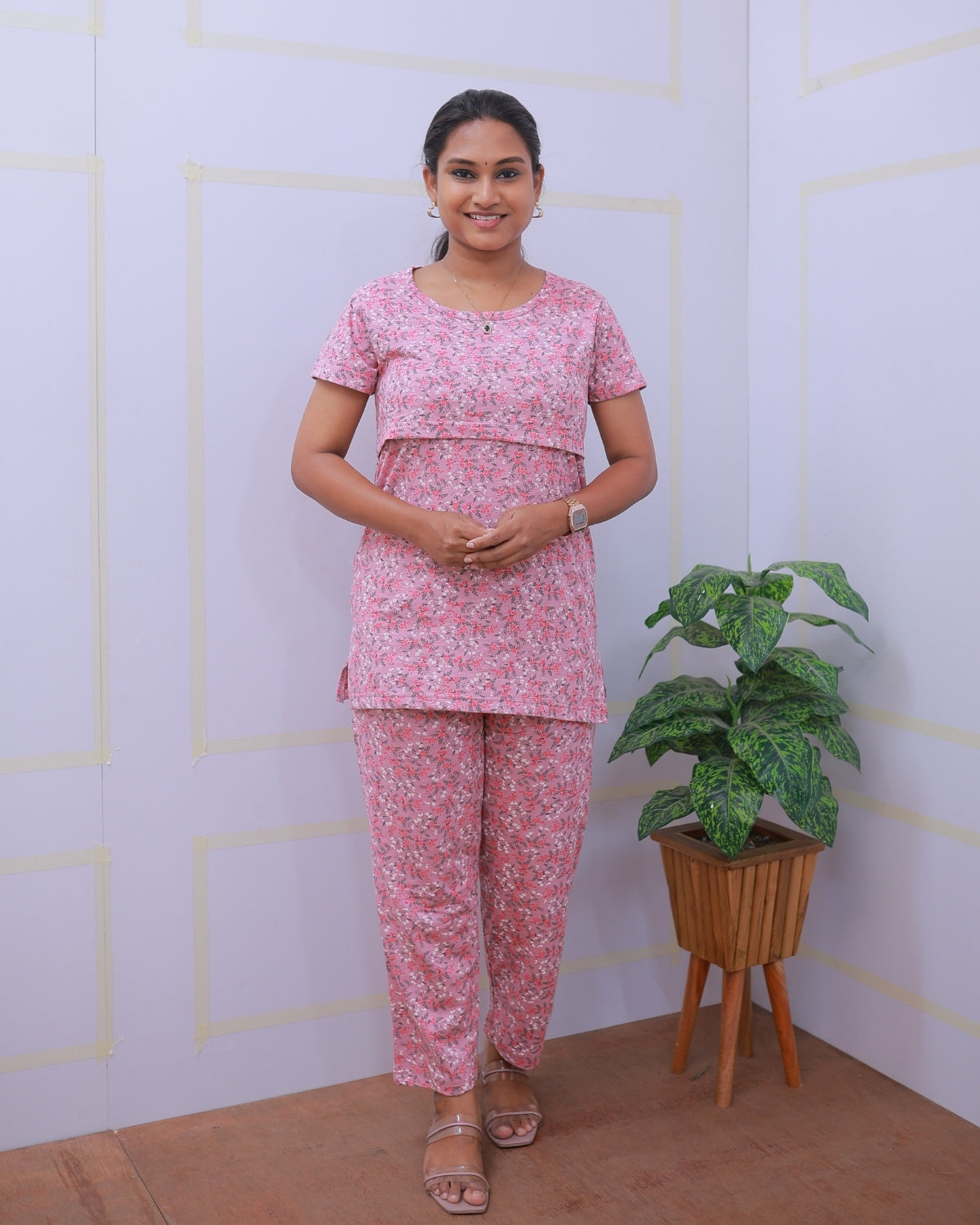 Mithila | Zipless Feeding Pant Set