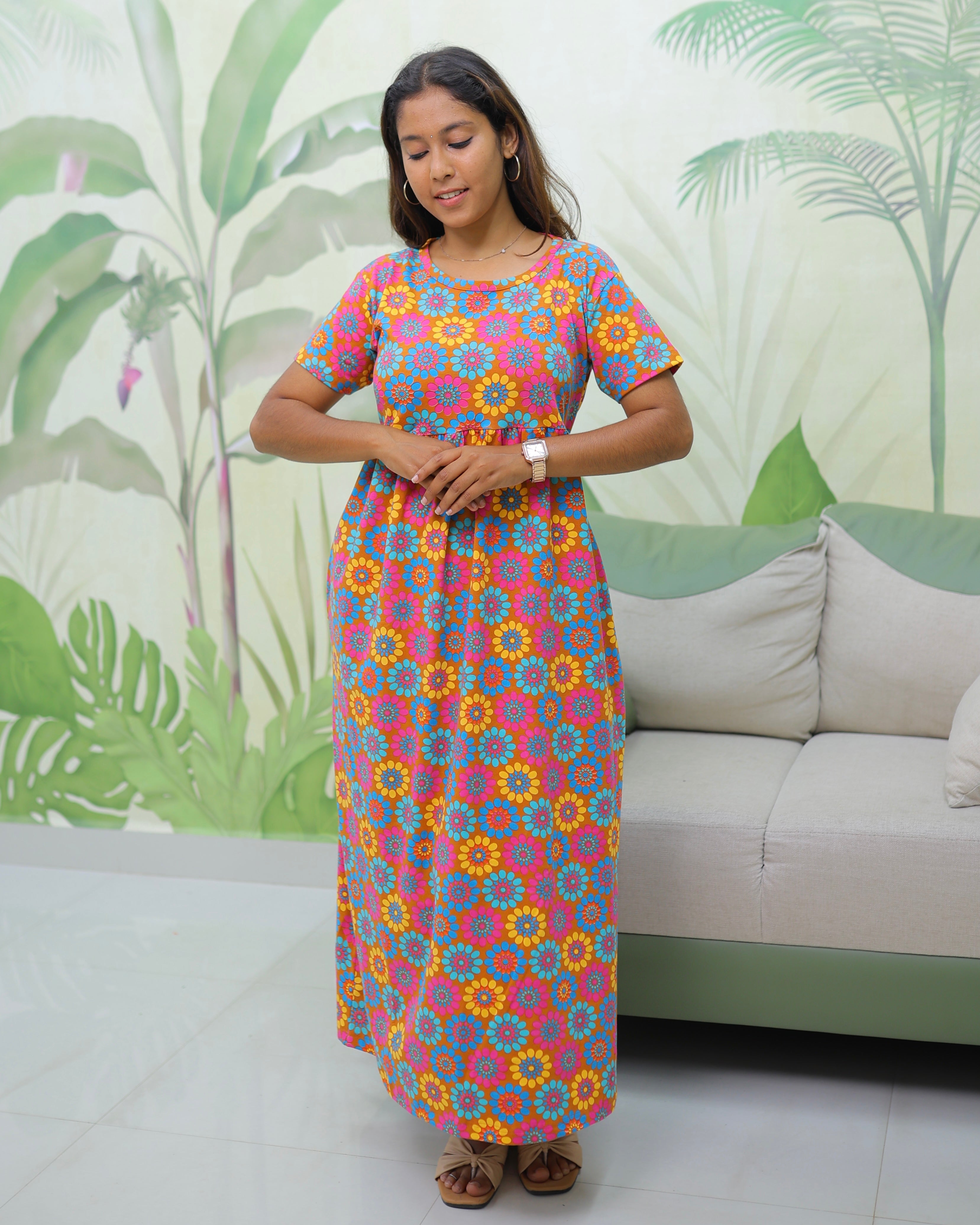 Srinidhi | Casual Non-Maternity Loungewear - Normal Sleeve | Full Length
