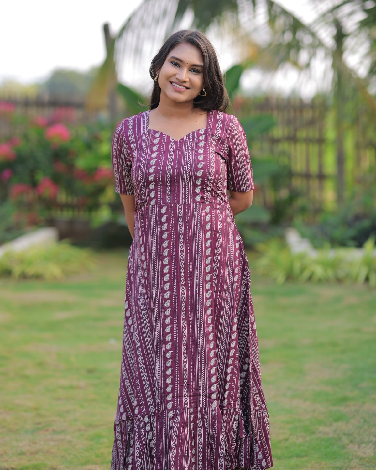 Wine - Aruvi | Maternity Kurti