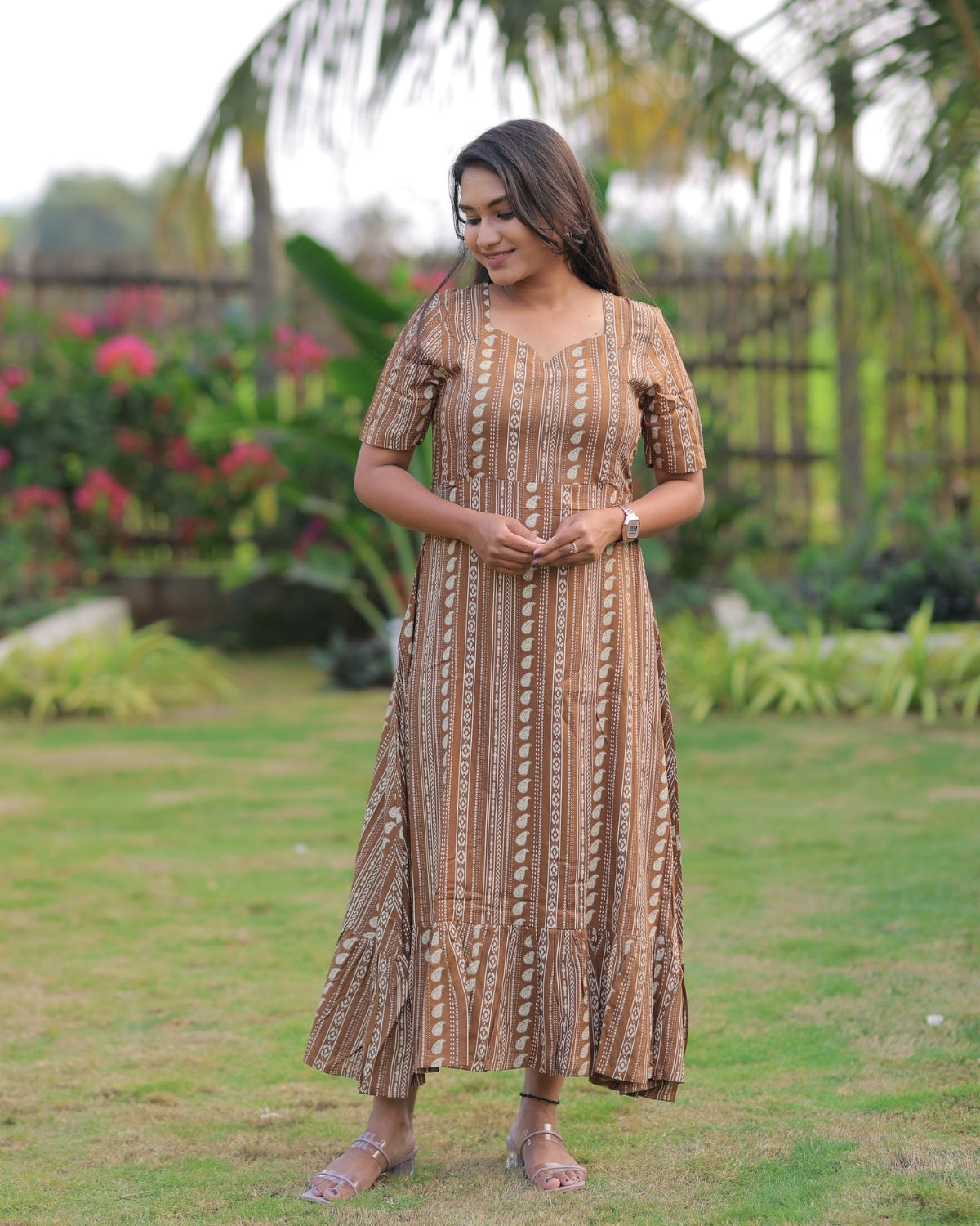 Brown - Aruvi | Maternity Kurti