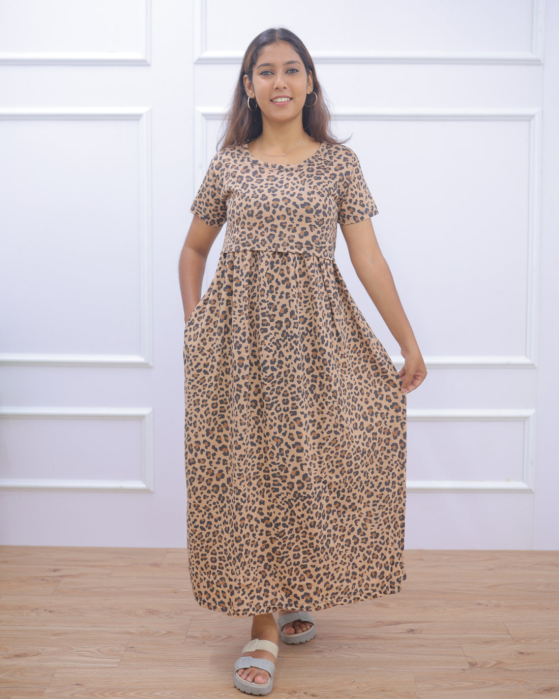 Skinny | Zipless Maternity Dress - Normal Sleeves | Full Length