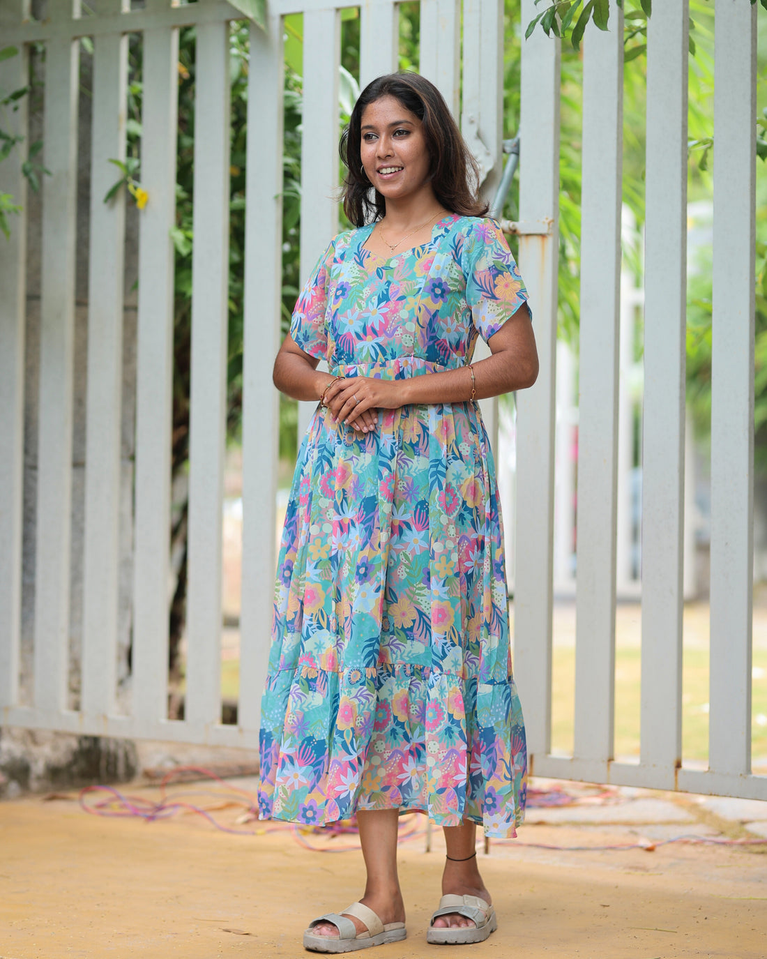 Tarusha | Maternity Maxi with Full Lining [Double Side Zips] - DISPATCH DATE_SEP-20