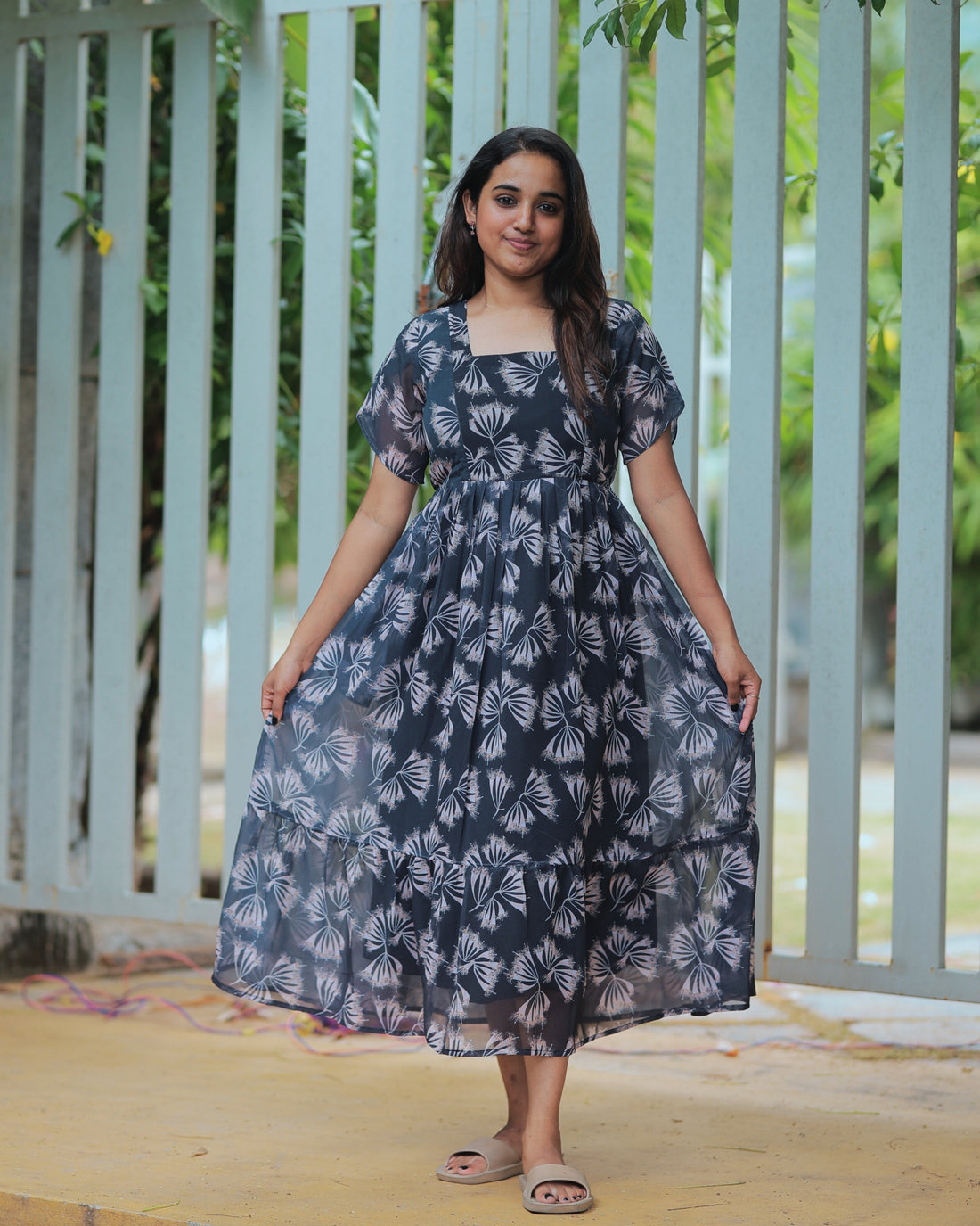 Bashni | Maternity Maxi with Full Lining [Double Side Zips] - DISPATCH DATE_SEP-20