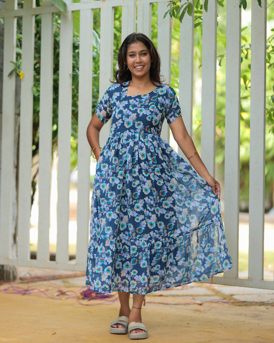 Dawina | Maternity Maxi with Full Lining [Double Side Zips] - DISPATCH DATE_SEP-20