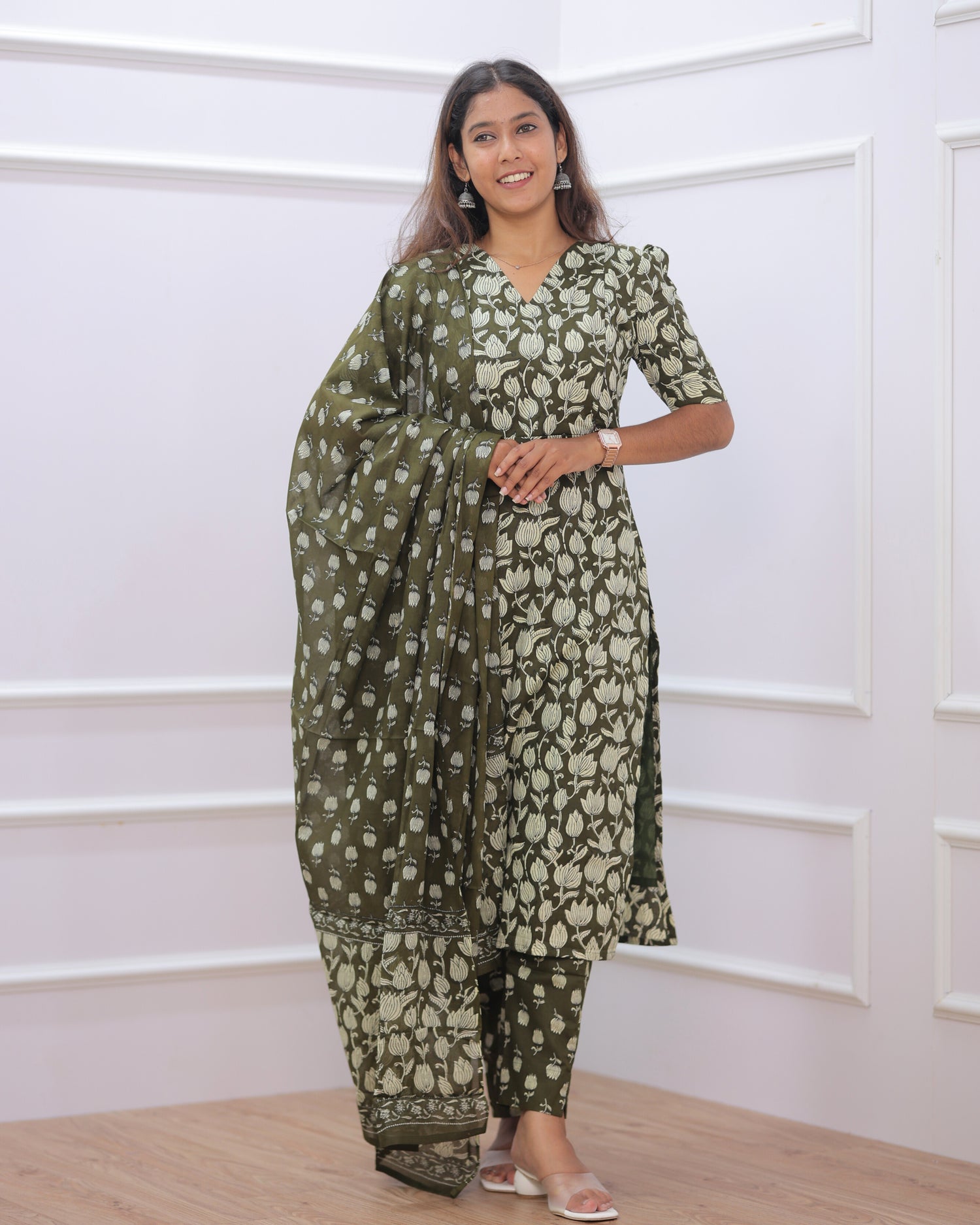 Nakshatra | Maternity Kurti with Lining [TOP + PANT + DUPATTA]