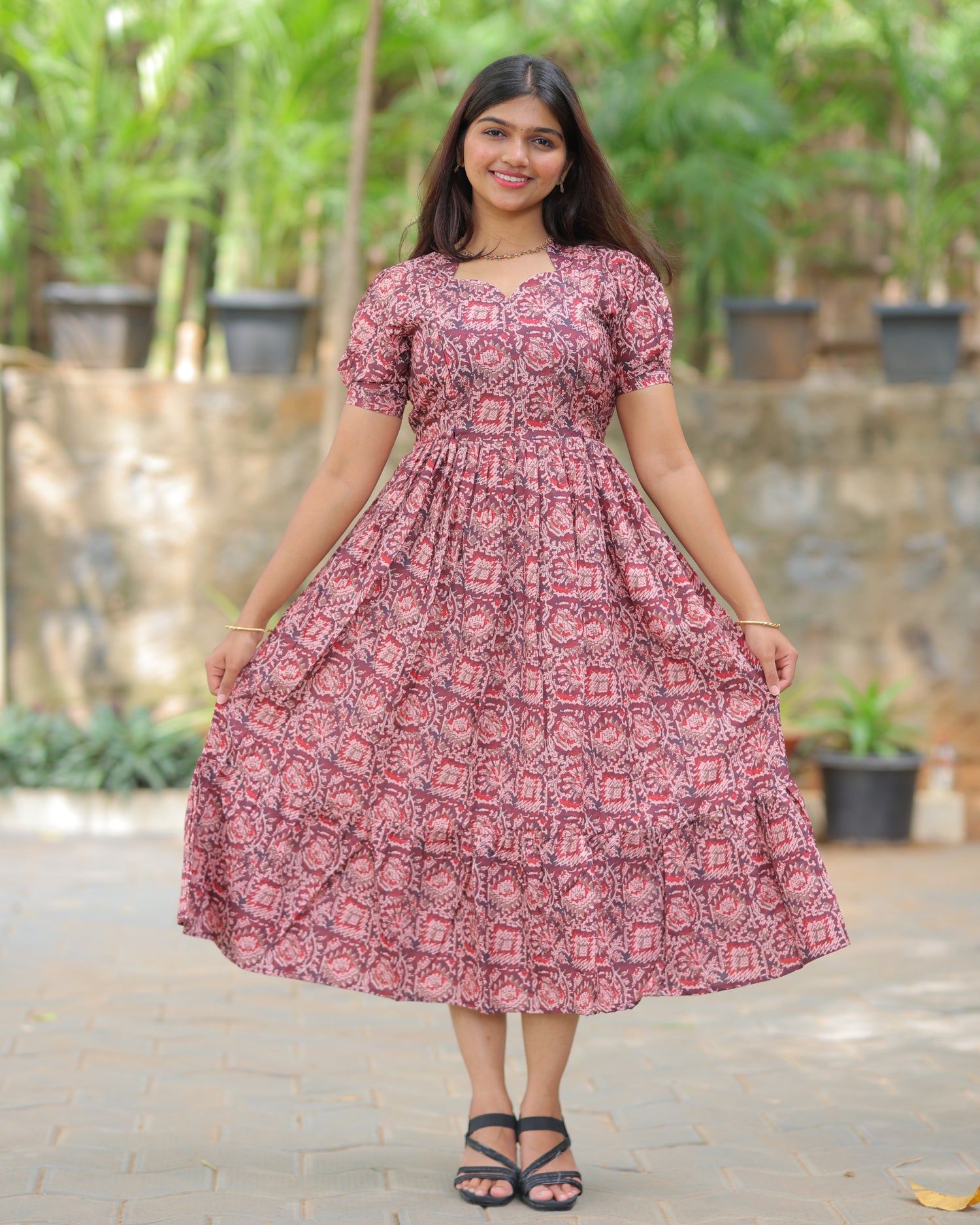 Priya | Maternity Maxi [Double Side Zips]