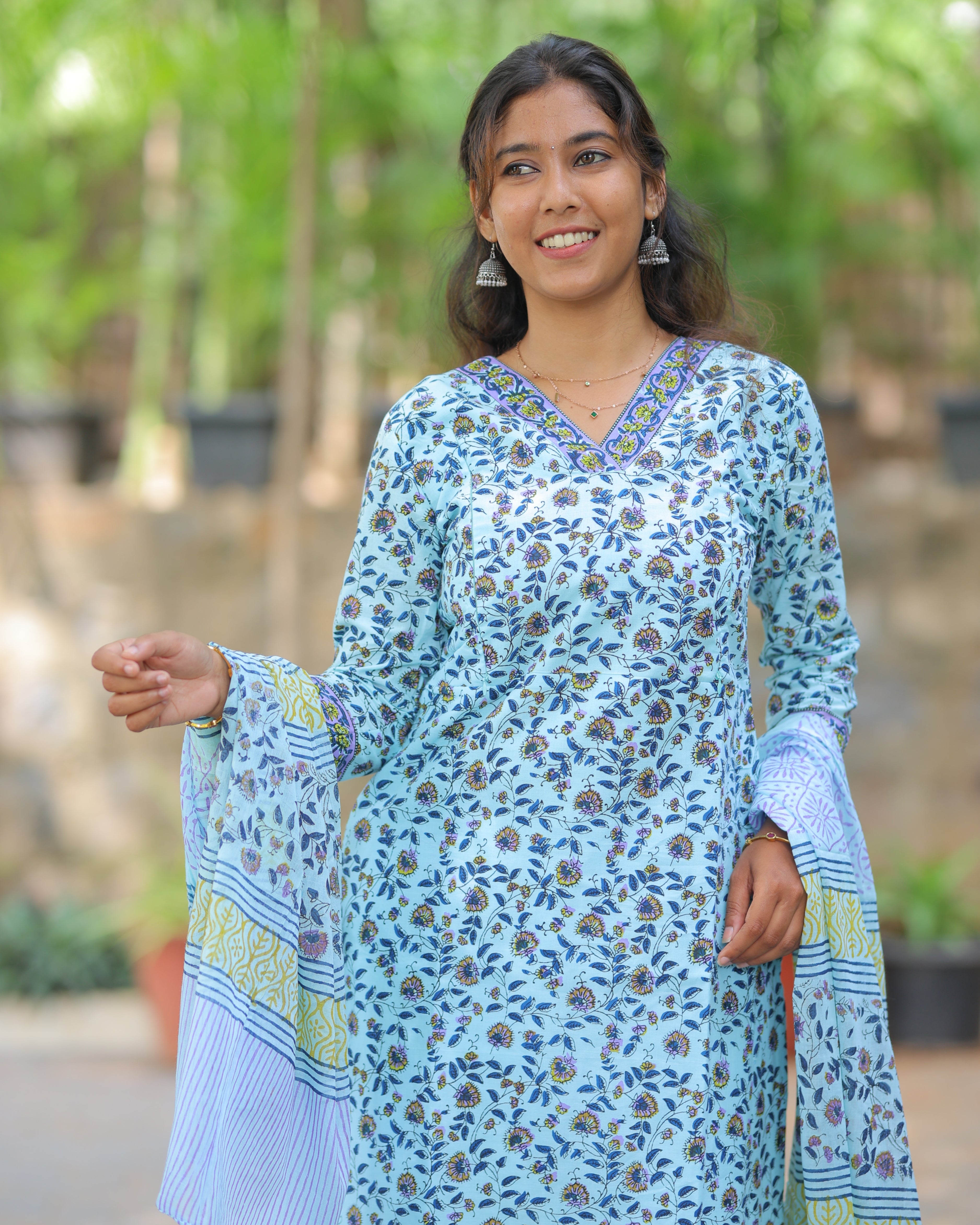Niraiya | Maternity Kurti with Lining [TOP + PANT + DUPATTA]