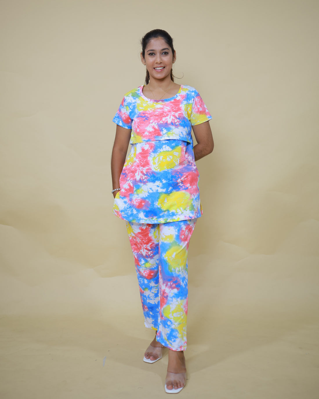 Vamika | Zipless Feeding Pant Set