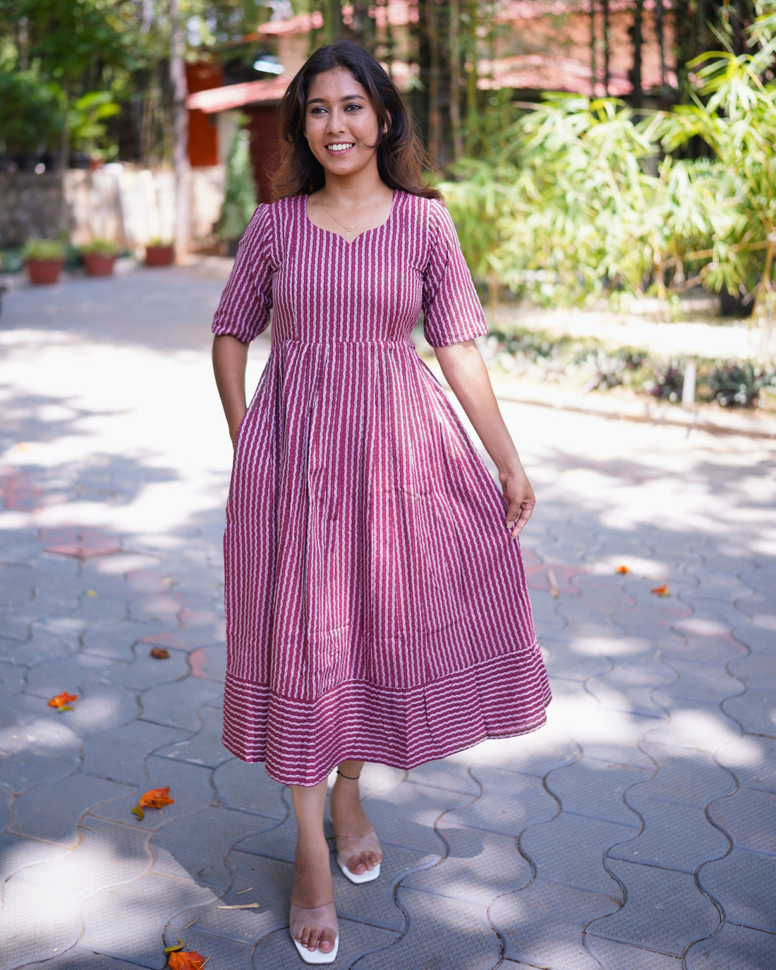 M-Parvati | Maternity Maxi with Top Lining [Double Side Zips] - DISPATCH DATE _ SEP 01