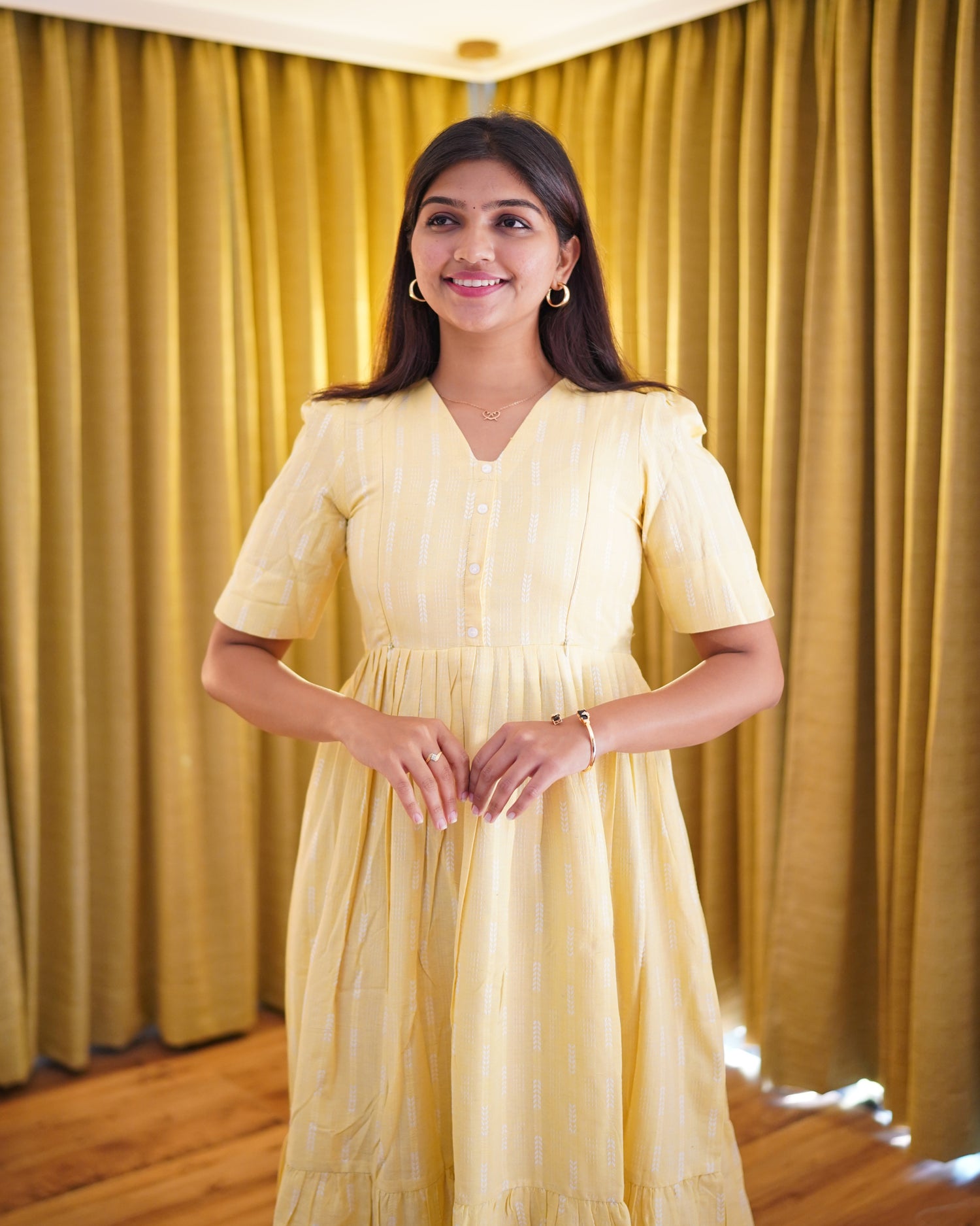 Diya_V2 | Maternity Maxi with Top Lining [Double Side Zips] - DISPATCH DATE _ SEP 01