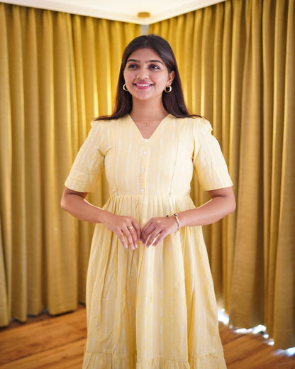 Diya_V2 | Maternity Maxi with Top Lining [Double Side Zips] - DISPATCH DATE _ SEP 01
