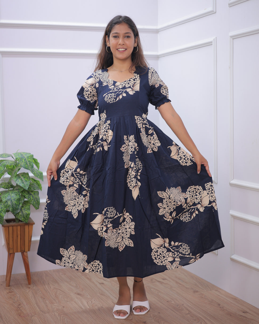 Anvi | Maternity Maxi [Double Side Zips]