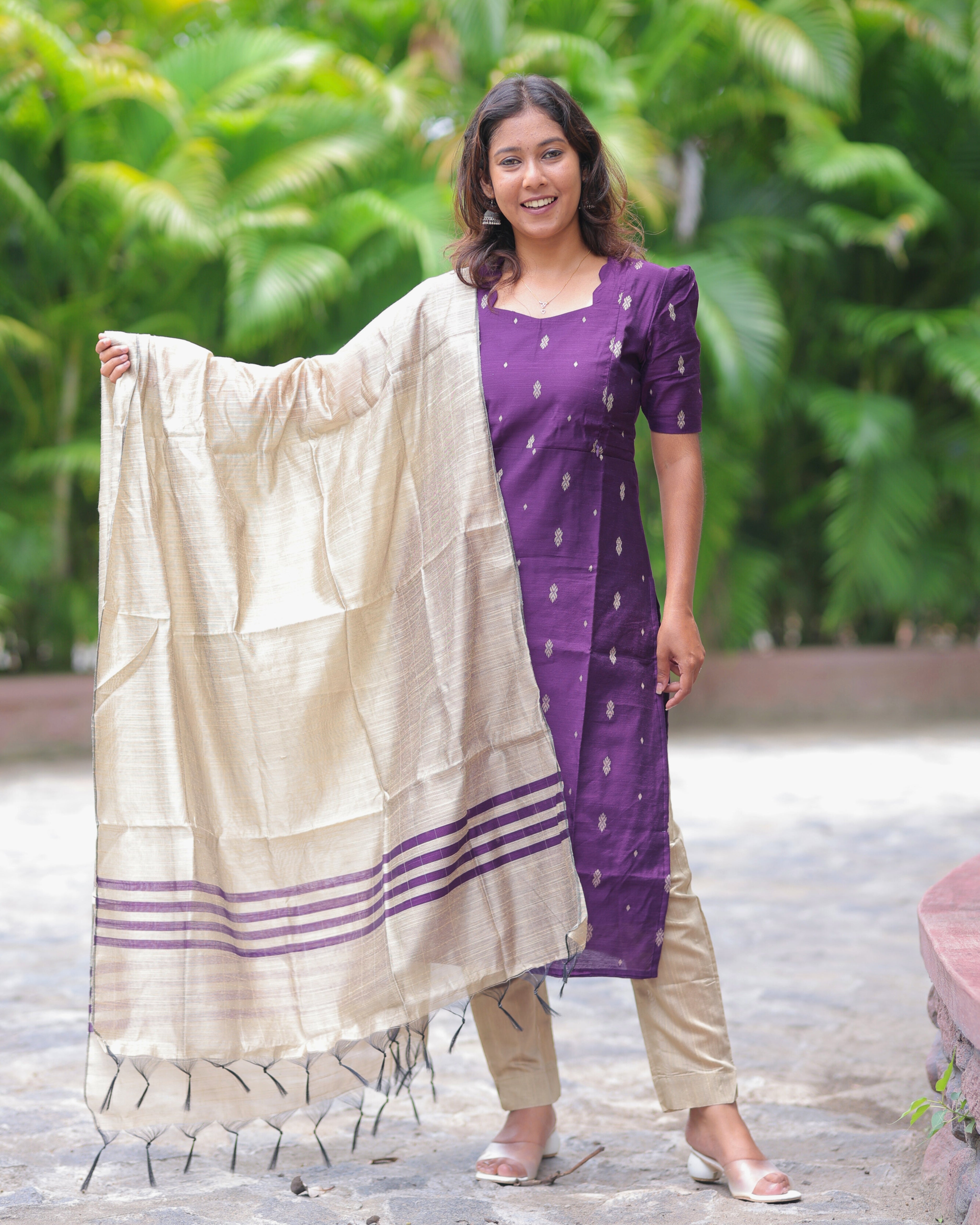 Arasi | Maternity Kurti with Lining [TOP + PANT + DUPATTA]