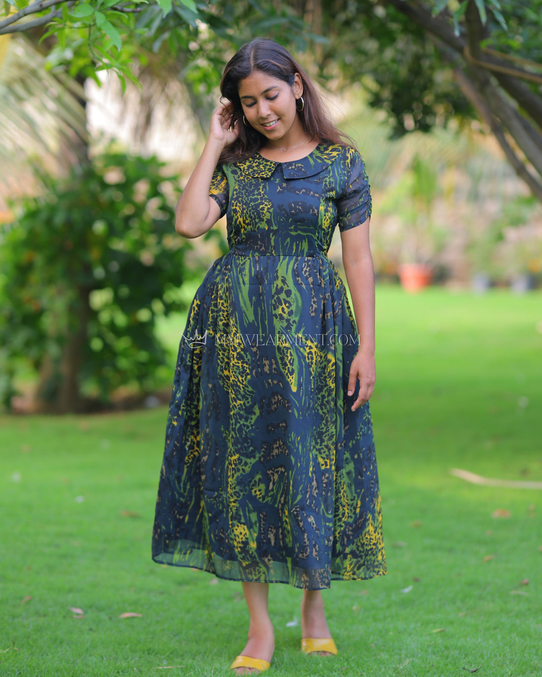 Radhi | Maternity Maxi with Lining [Double Side Zips]